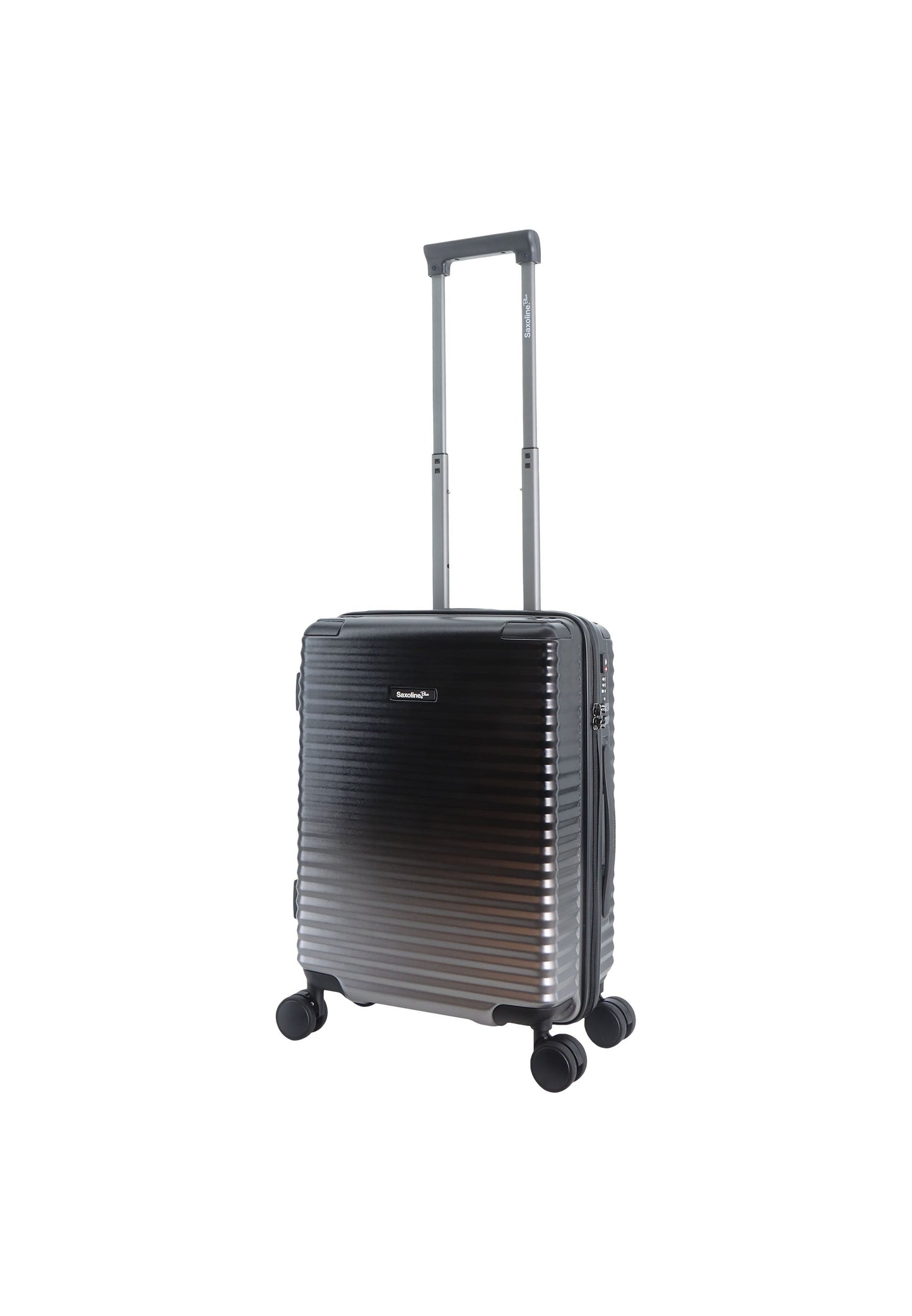 Saxoline Blue Elite Handgepäck Hartschalenkoffer / Trolley / Reisekoffer (Small) Schwarz