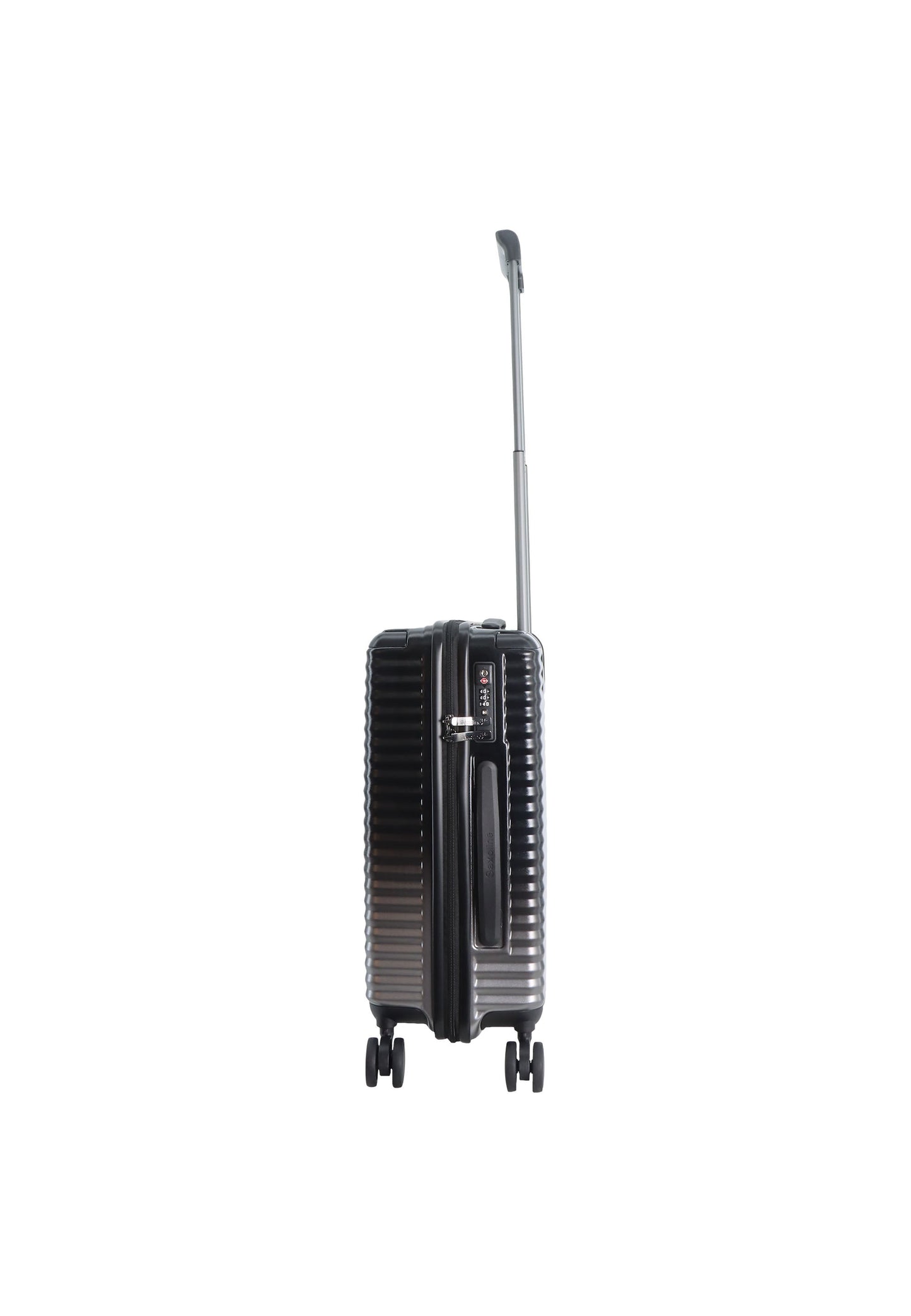 Saxoline Blue Elite Handgepäck Hartschalenkoffer / Trolley / Reisekoffer (Small) Schwarz