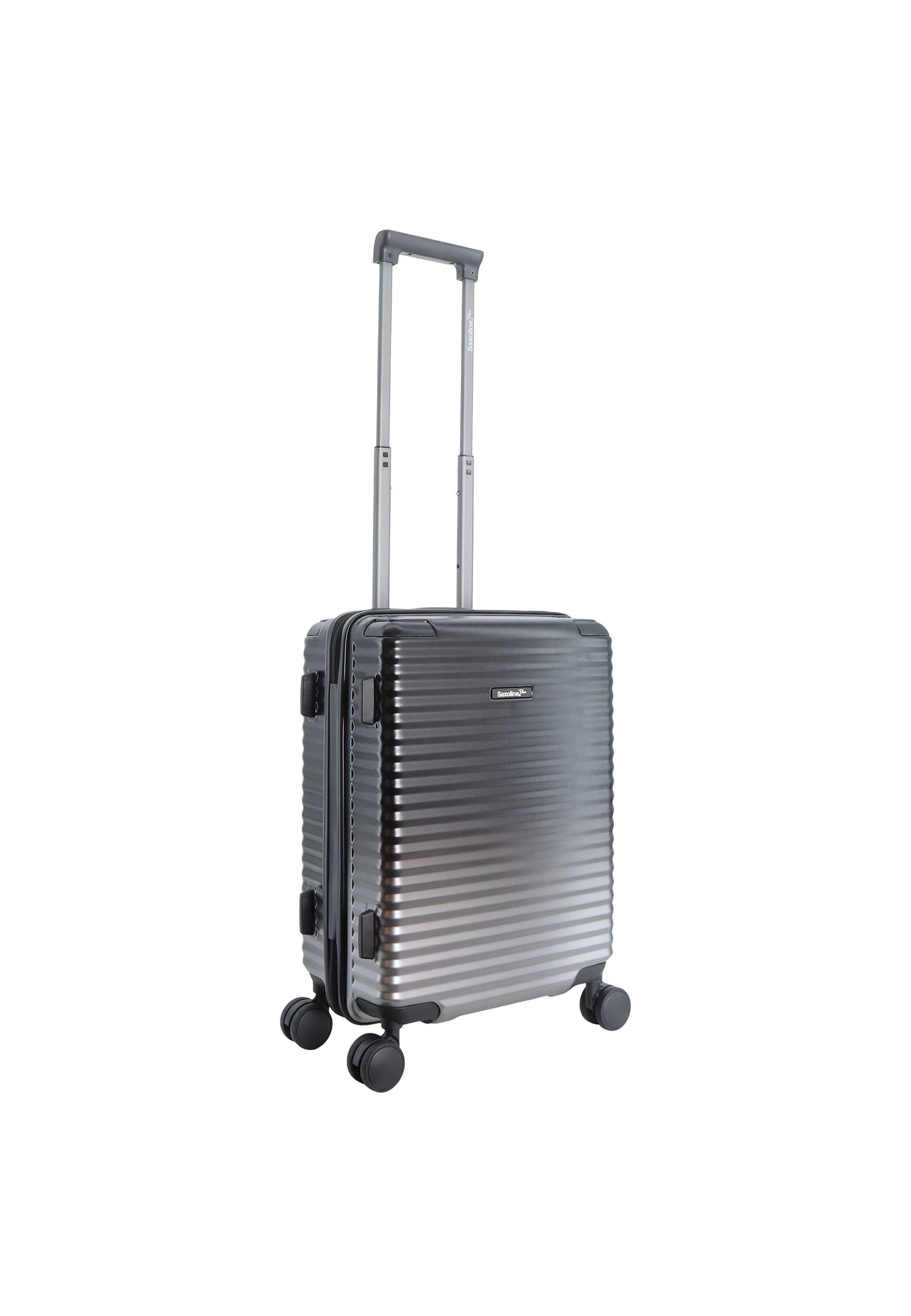 Saxoline Blue Elite Handgepäck Hartschalenkoffer / Trolley / Reisekoffer (Small) Schwarz