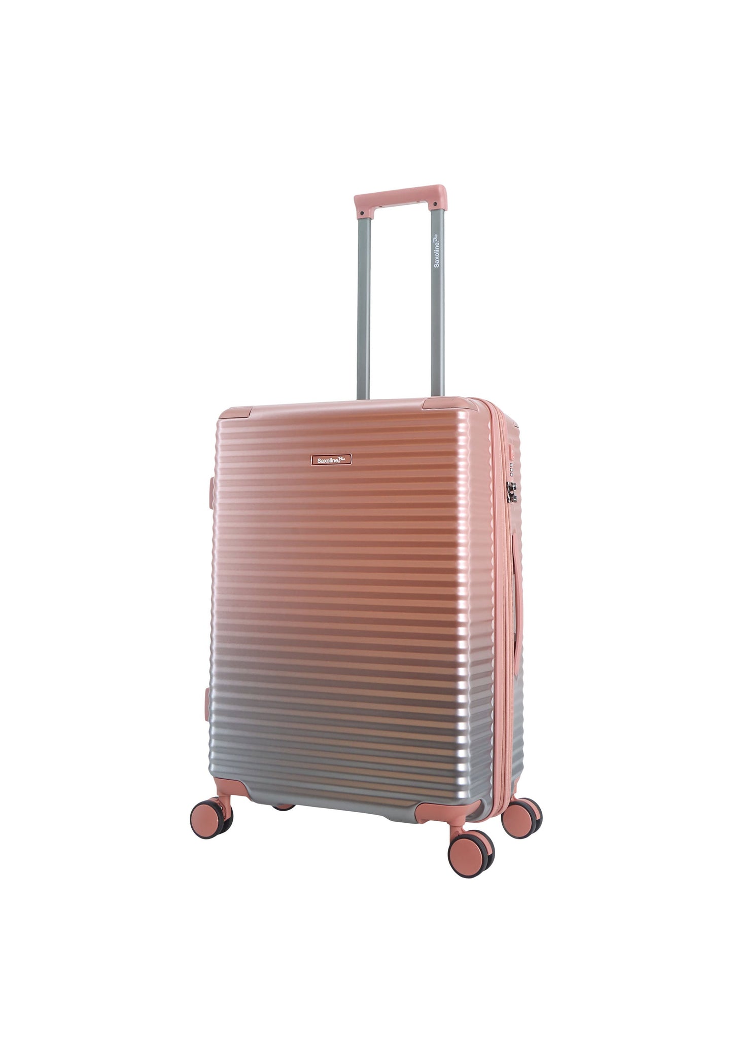 Saxoline Blue Elite Hartschalenkoffer / Trolley / Reisekoffer (Medium) Rosa