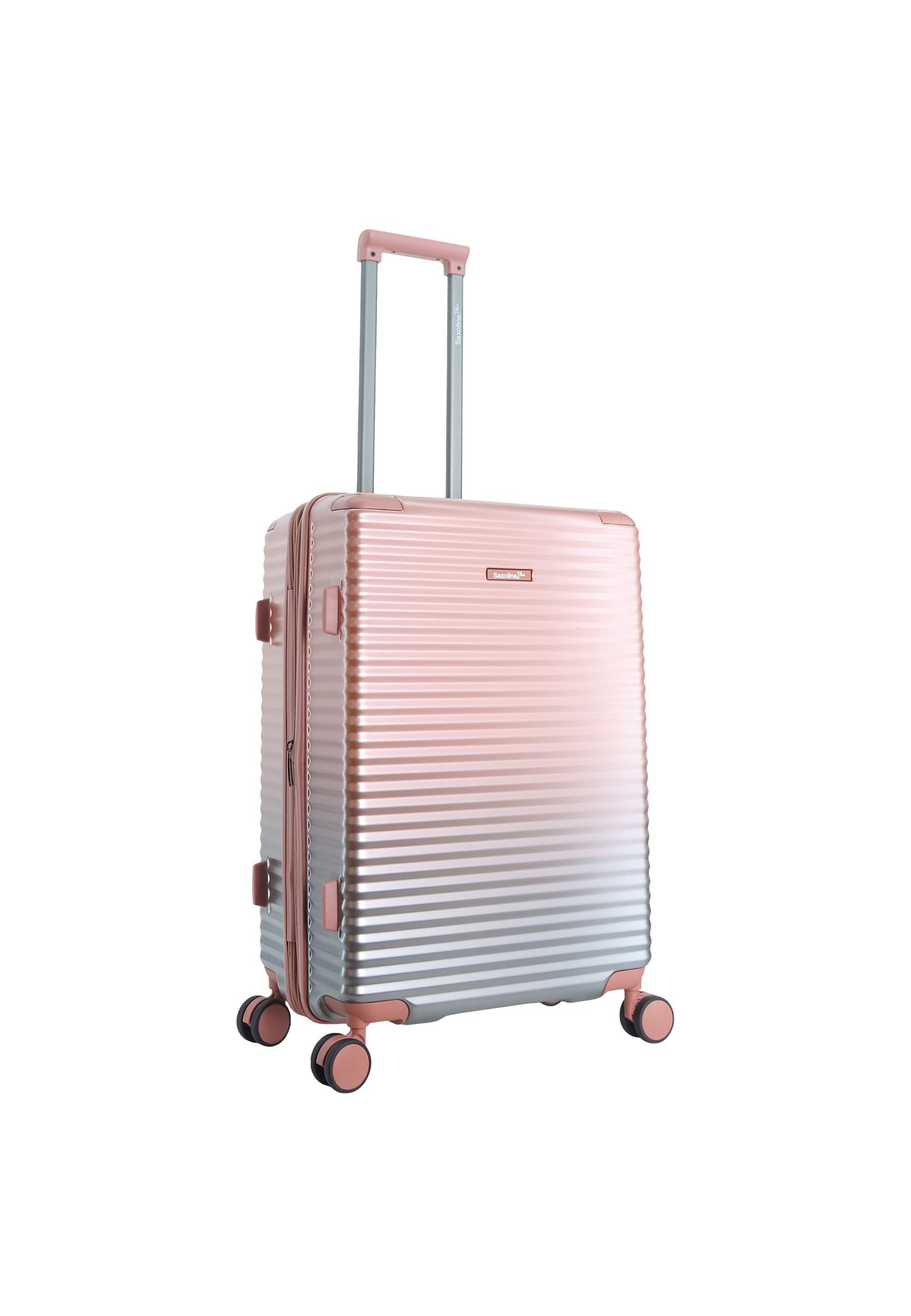 Saxoline Blue Elite Hartschalenkoffer / Trolley / Reisekoffer (Medium) Rosa