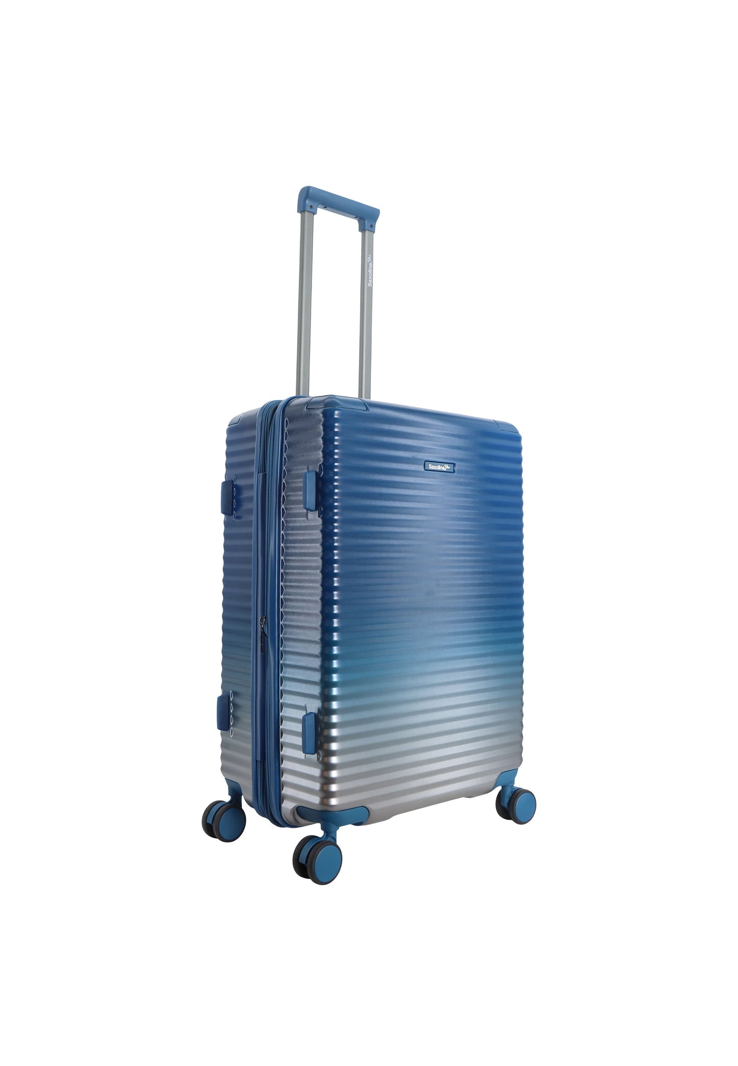 Saxoline Blue Elite Hartschalenkoffer / Trolley / Reisekoffer (Medium) Blau
