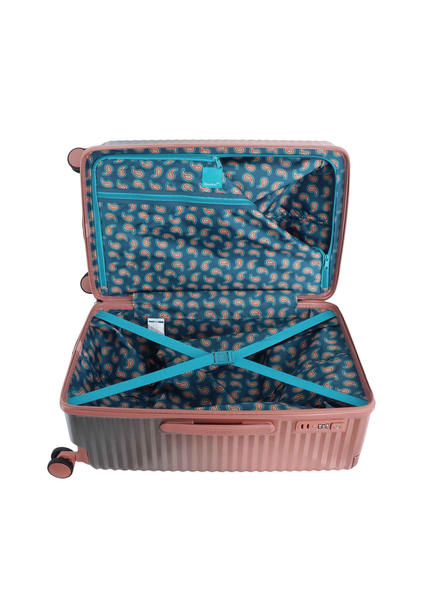 Saxoline Blue Elite Trunk Hartschalenkoffer / Trolley / Reisekoffer (Medium) Rosa