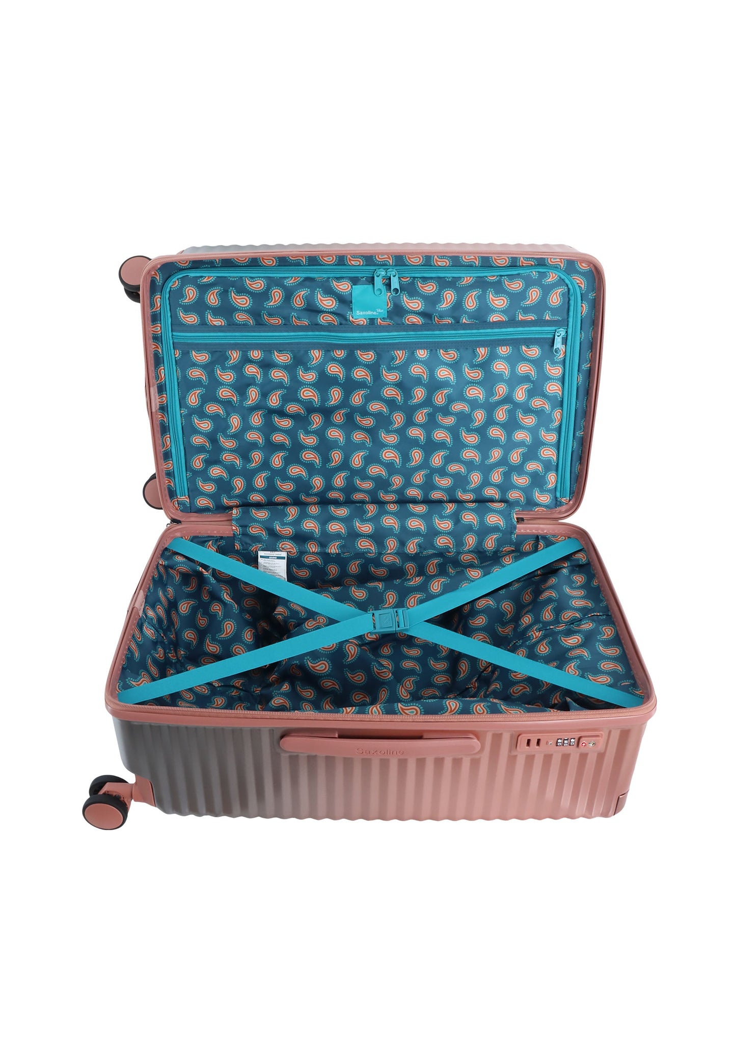 Saxoline Blue Elite Trunk Hartschalenkoffer / Trolley / Reisekoffer (Medium) Rosa