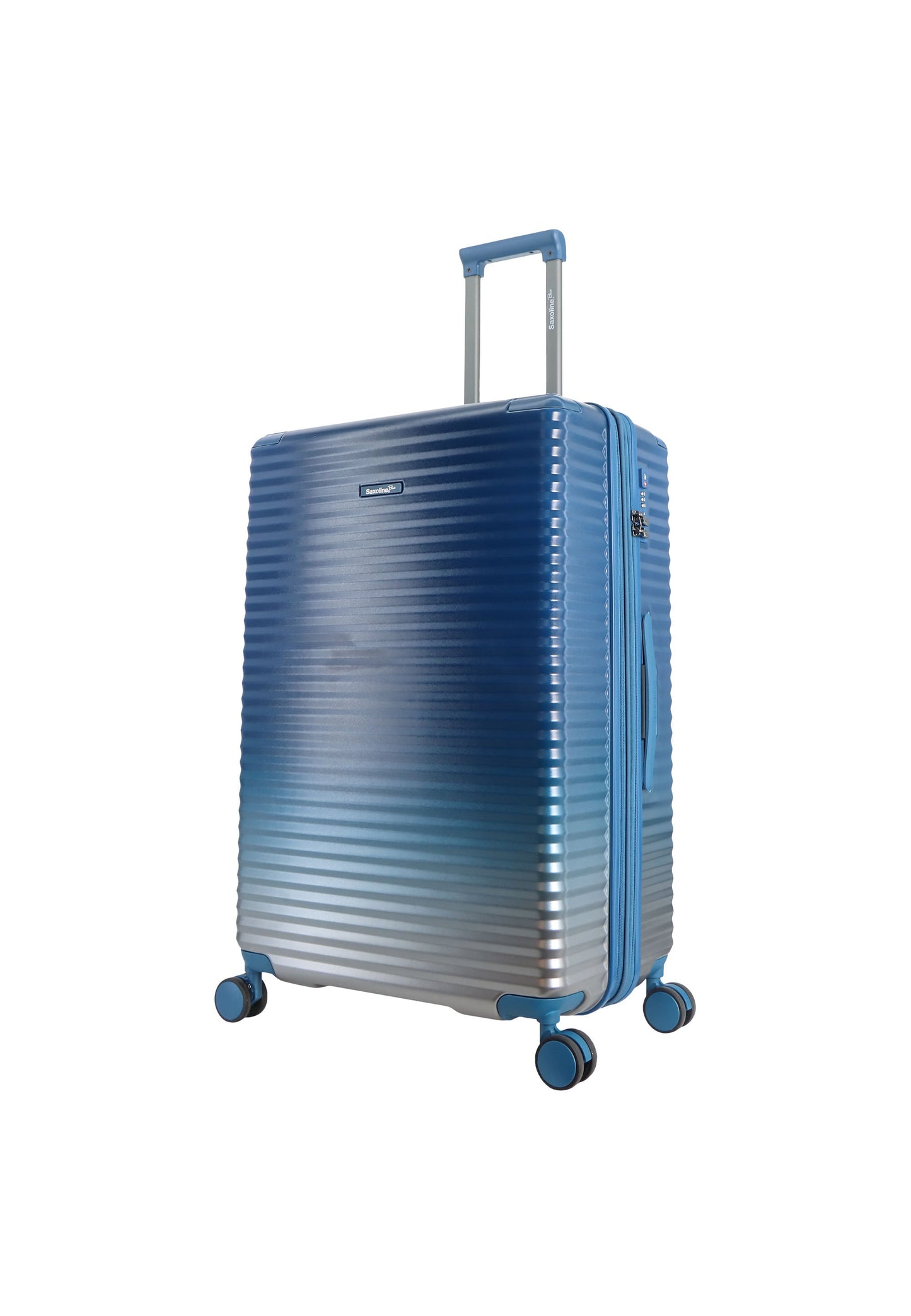 Saxoline Blue Elite Hartschalenkoffer / Trolley / Reisekoffer (Large) Blau