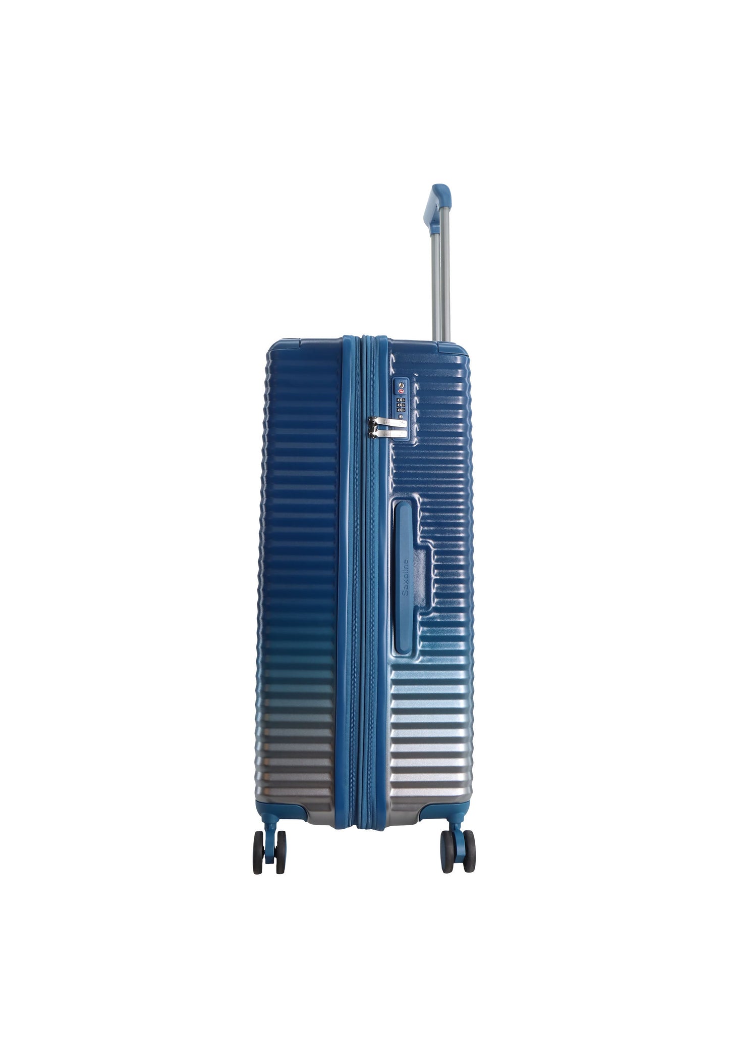 Saxoline Blue Elite Hartschalenkoffer / Trolley / Reisekoffer (Large) Blau