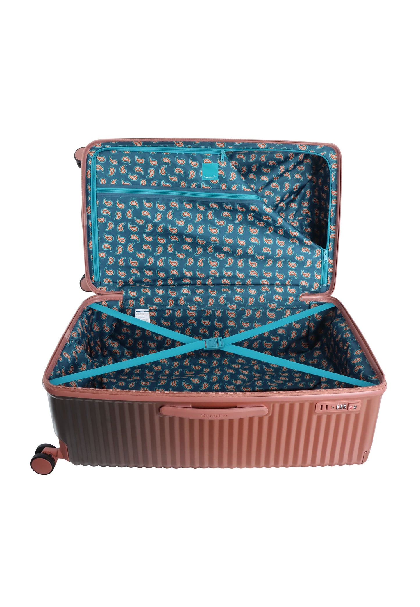 Saxoline Blue Elite Trunk Hartschalenkoffer / Trolley / Reisekoffer (Large) Rosa