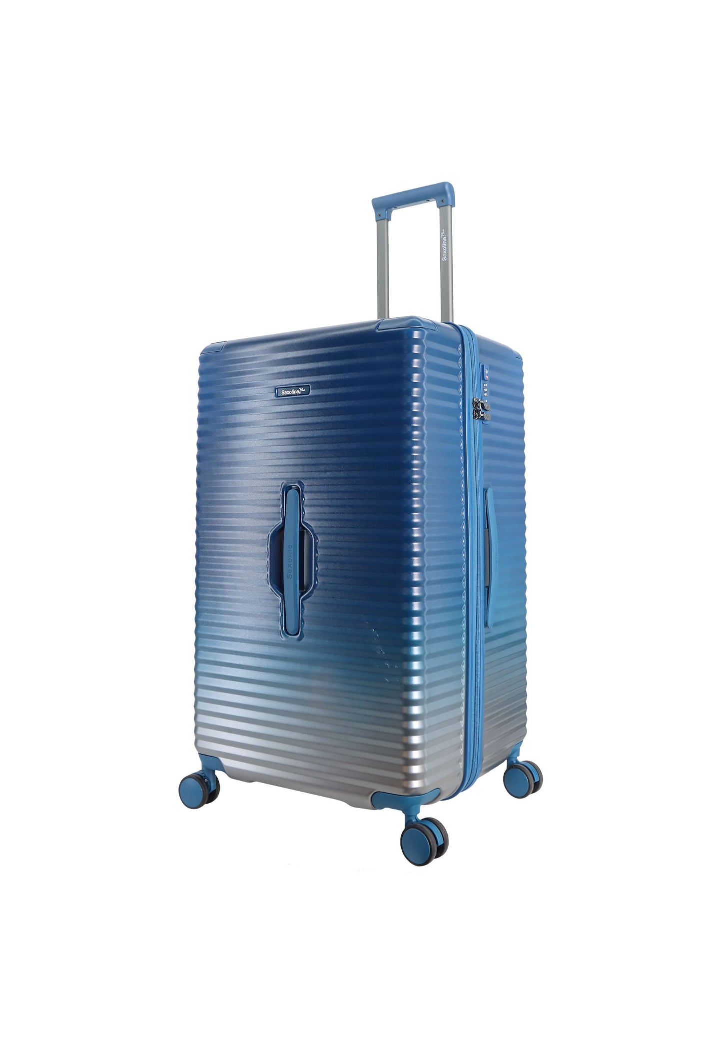 Saxoline Blue Elite Trunk Hartschalenkoffer / Trolley / Reisekoffer (Large) Blau