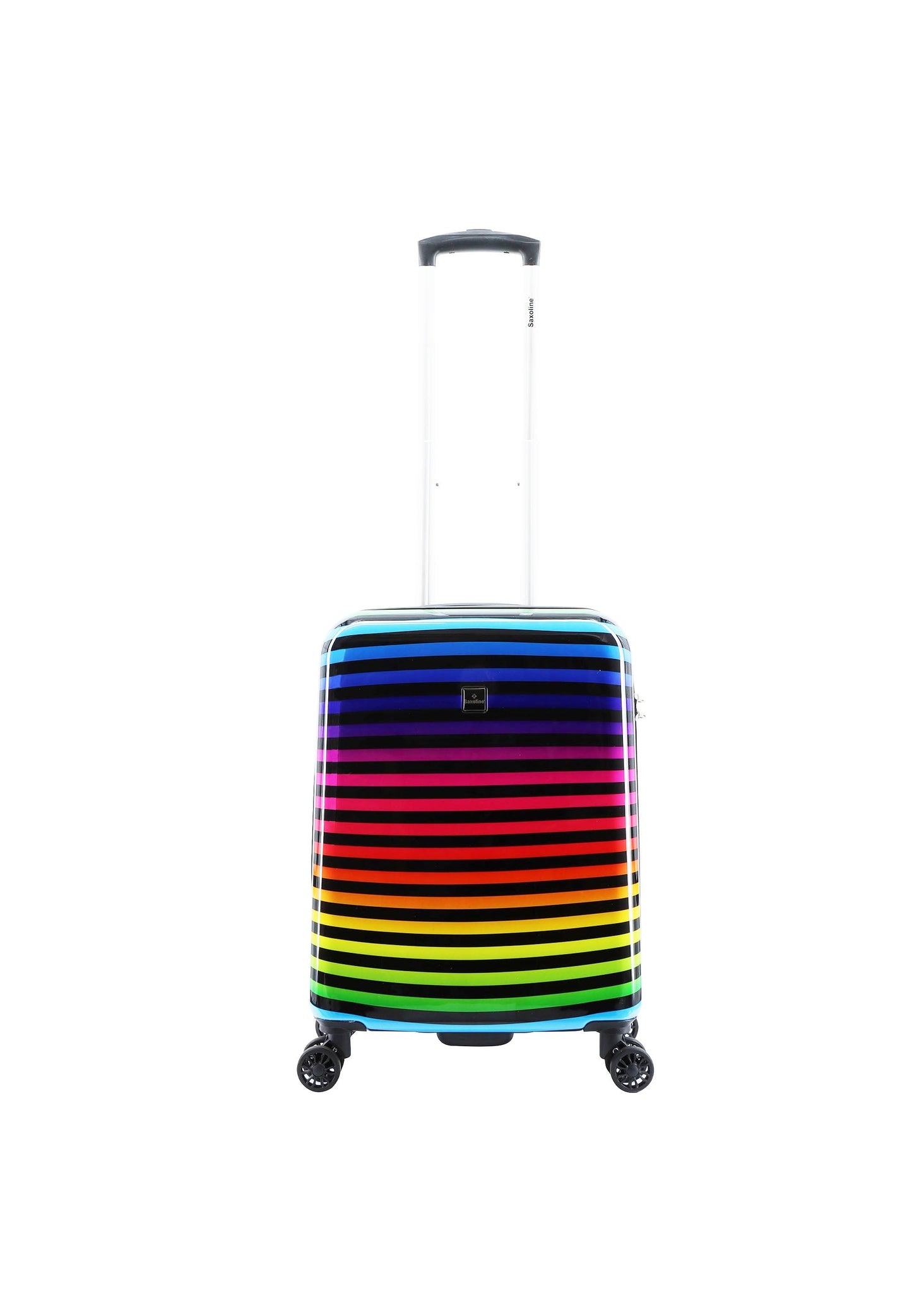 Saxoline Color Strip Handgepäck Hartschalenkoffer / Trolley / Reisekoffer (Small)