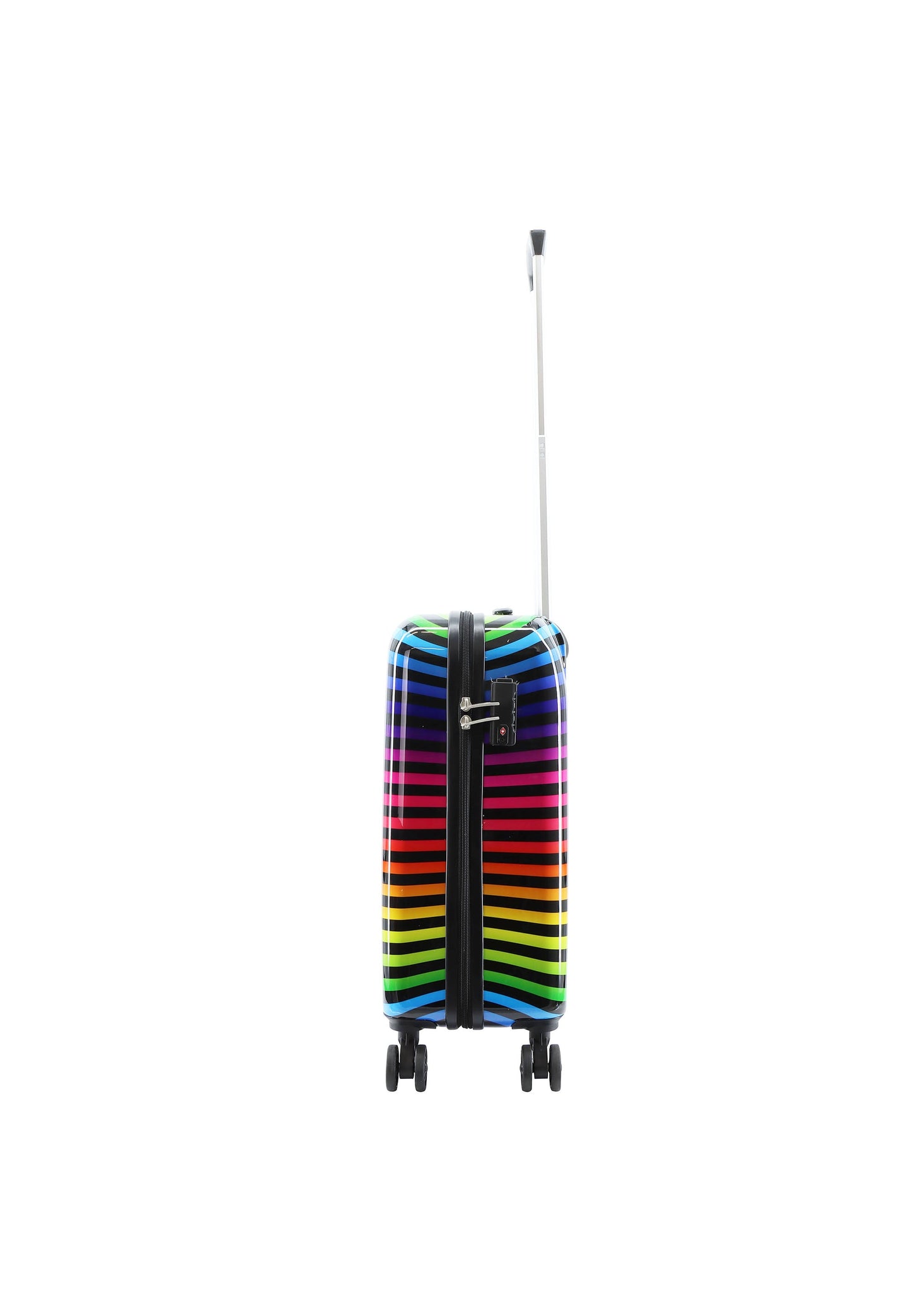 Saxoline Color Strip Handgepäck Hartschalenkoffer / Trolley / Reisekoffer (Small)