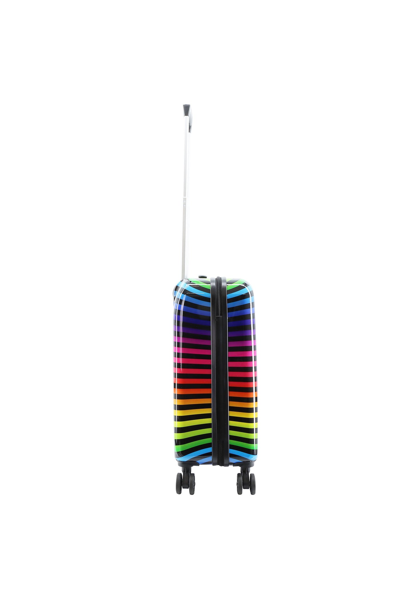 Saxoline Color Strip Handgepäck Hartschalenkoffer / Trolley / Reisekoffer (Small)