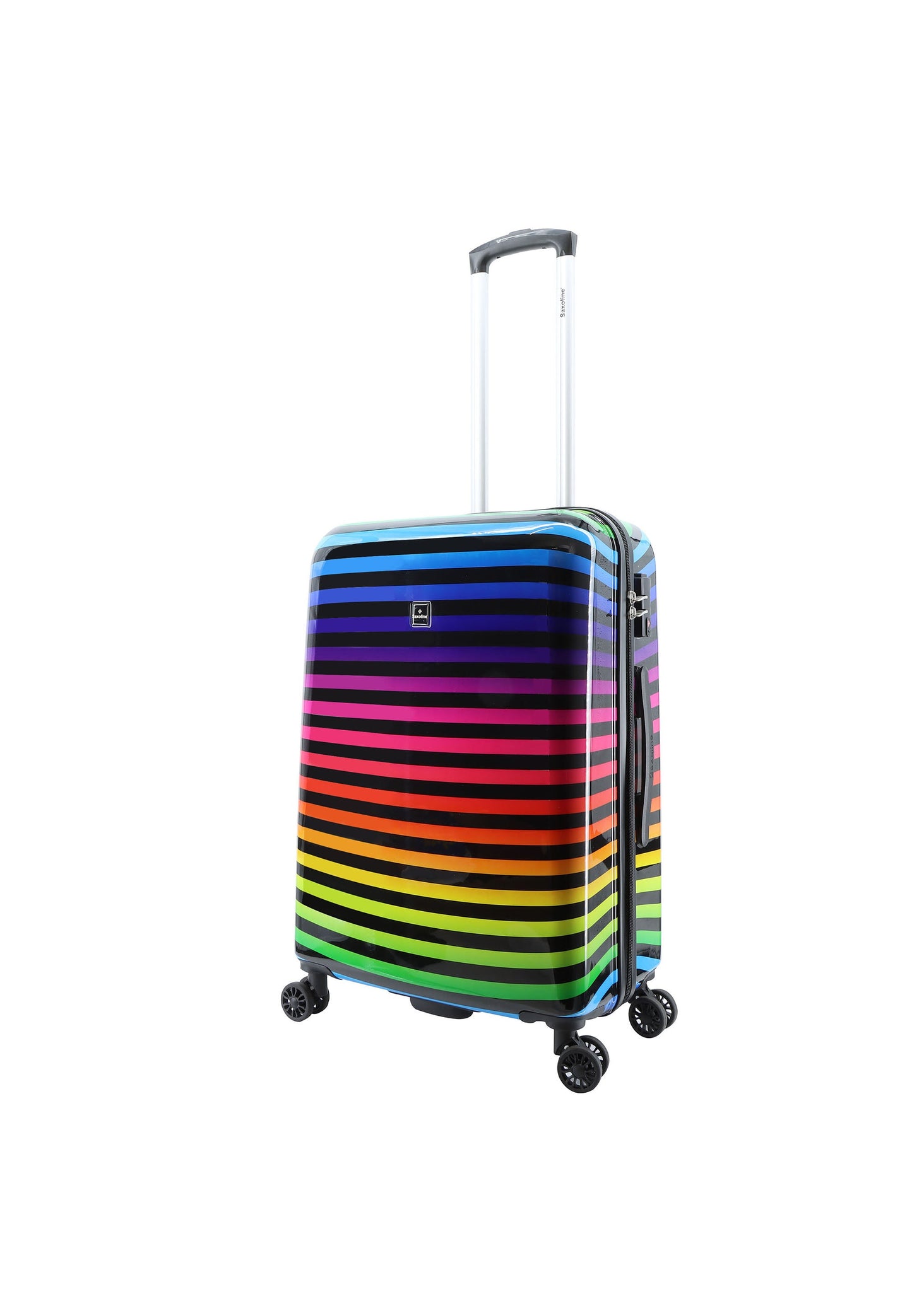 Saxoline Color Strip Hartschalenkoffer / Trolley / Reisekoffer (Medium)