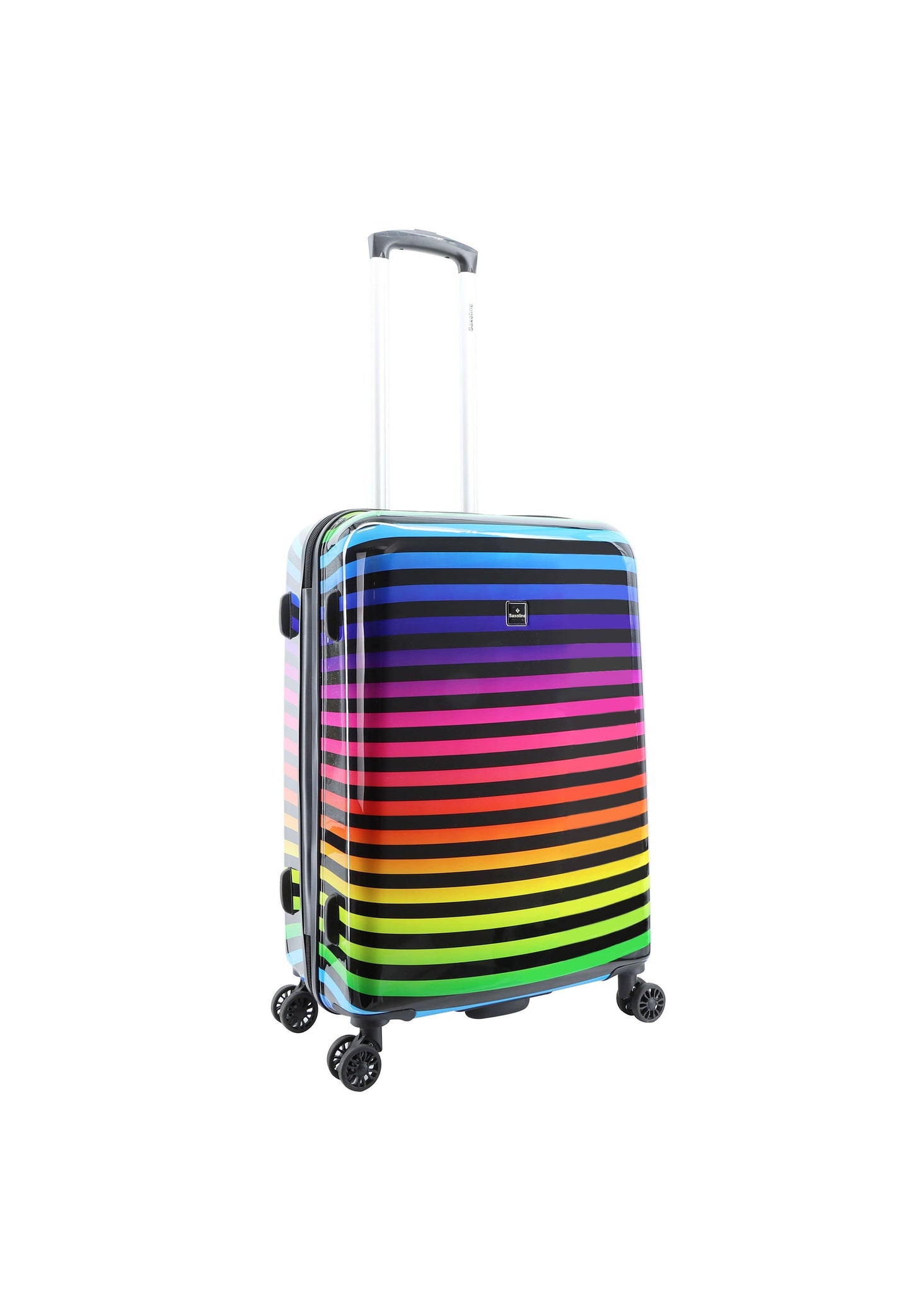 Saxoline Color Strip Hartschalenkoffer / Trolley / Reisekoffer (Medium)