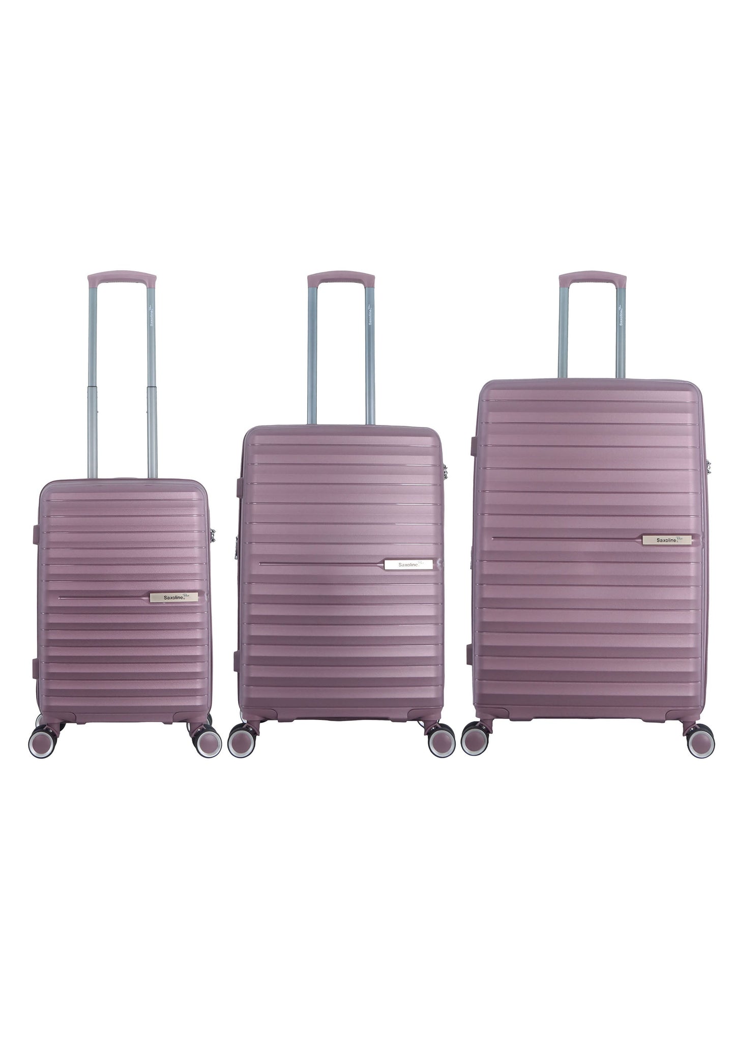 Saxoline Blue Resort Hartschalen-Kofferset / Trolley-Set / Reisekofferset - (S/M/L) Lila