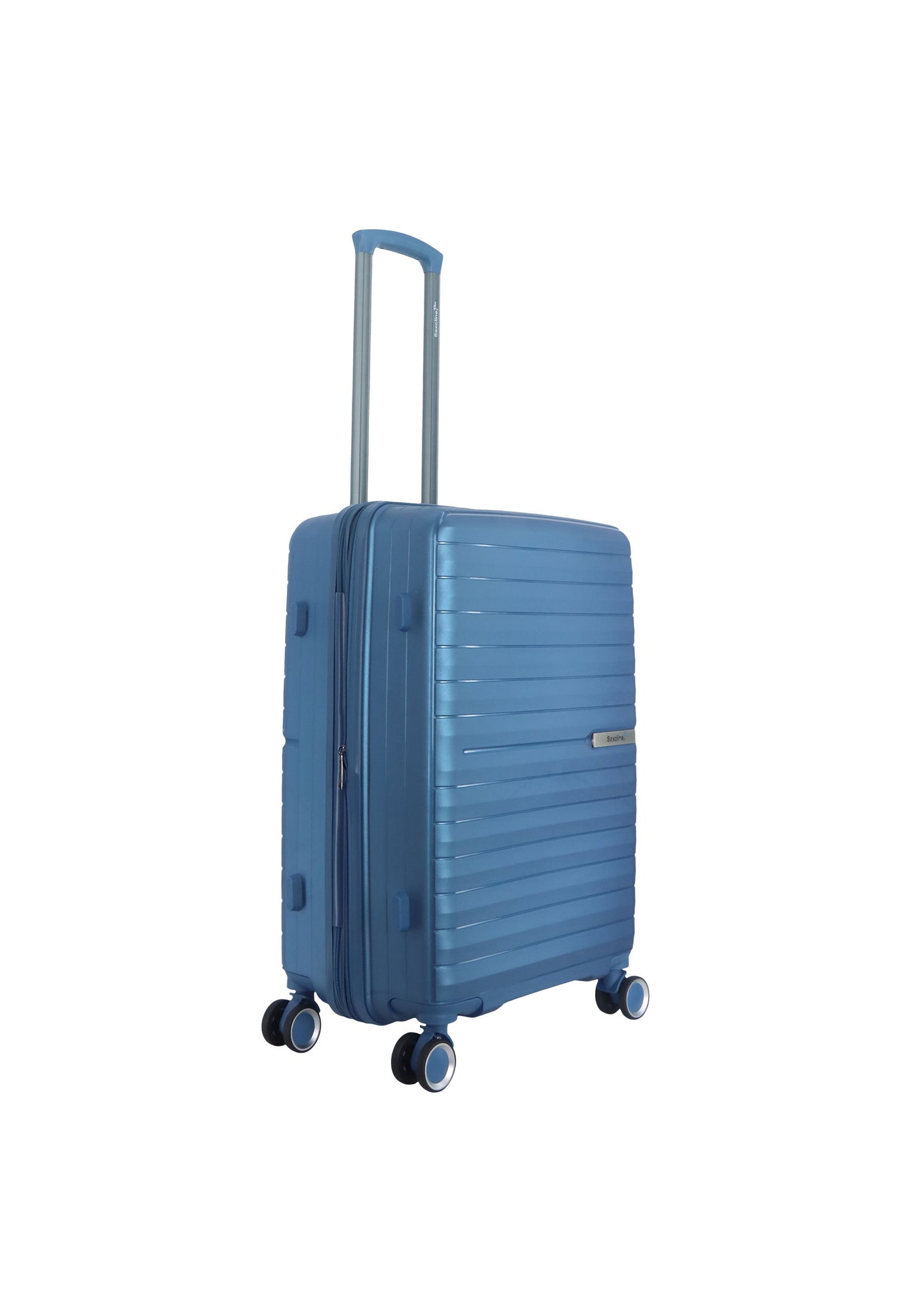 Saxoline Blue Resort Hartschalenkoffer / Trolley / Reisekoffer (Medium) Blau