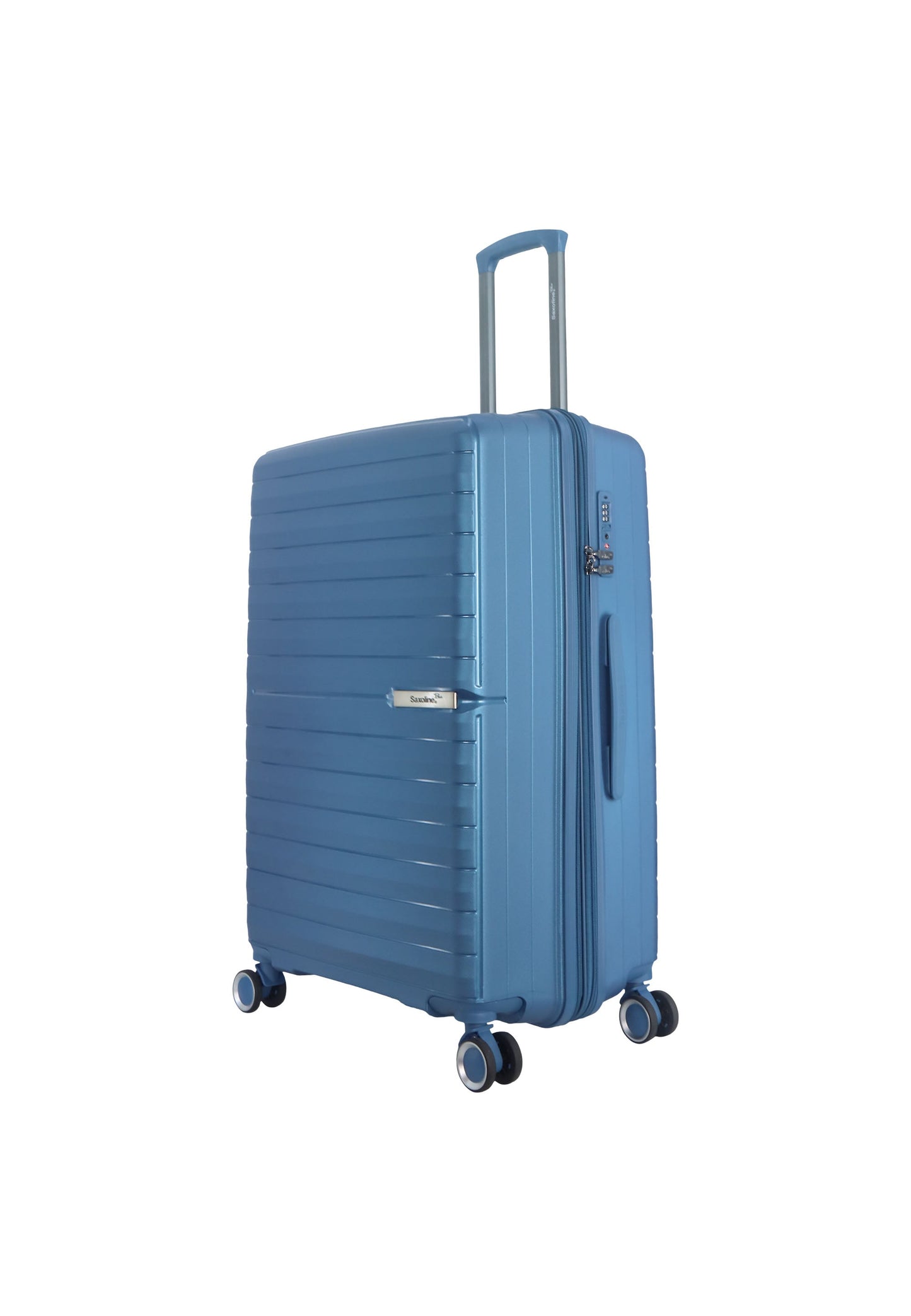 Saxoline Blue Resort Hartschalenkoffer / Trolley / Reisekoffer (Large) Blau