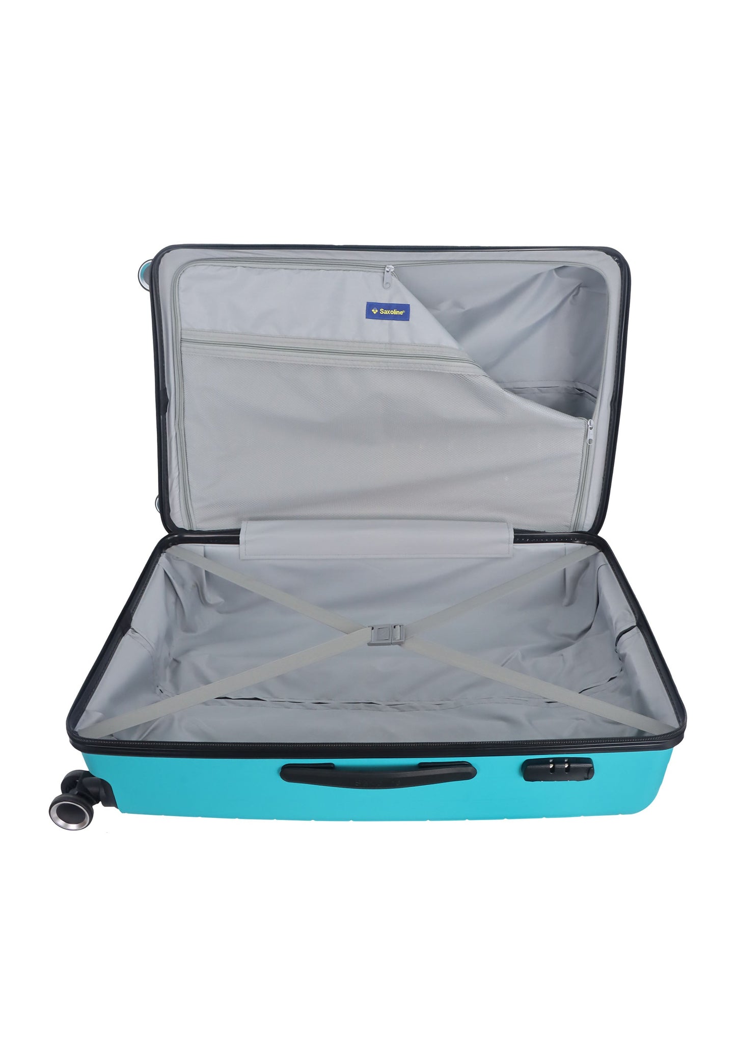 Saxoline Fiesta Hartschalen-Kofferset / Trolley-Set / Reisekofferset - (S/M/L) Türkis