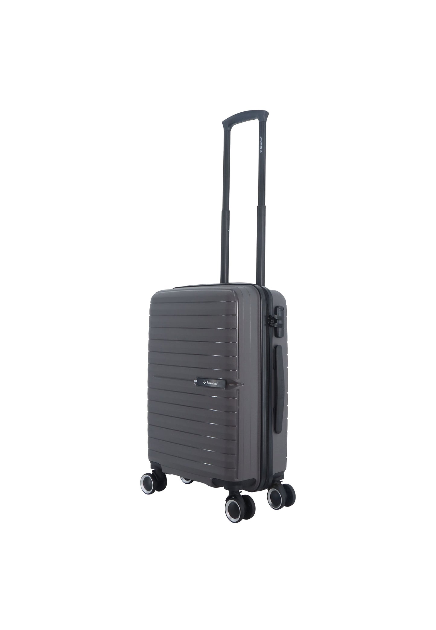 Saxoline Fiesta Handgepäck Hartschalenkoffer / Trolley / Reisekoffer (Small) Griau
