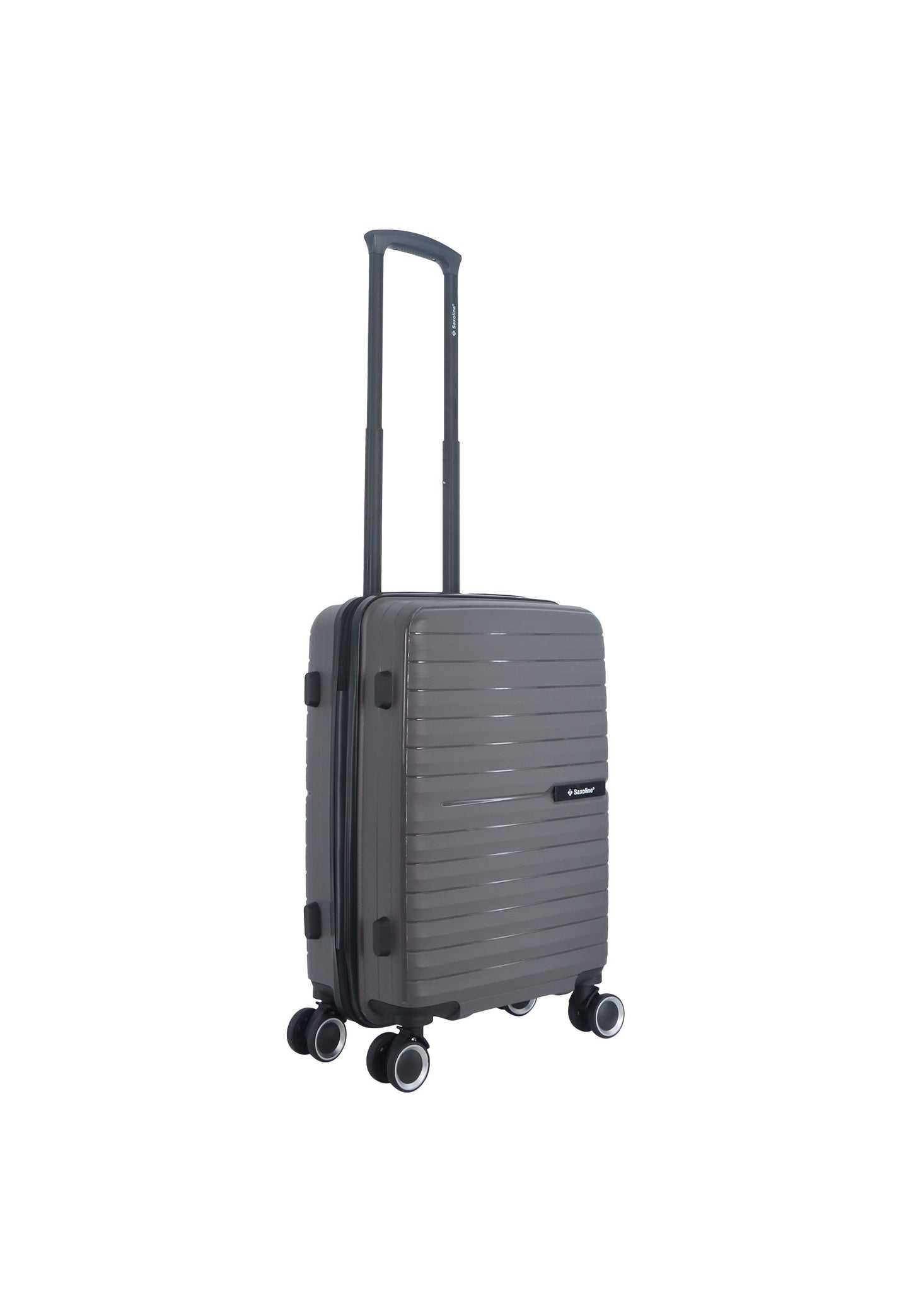 Saxoline Fiesta Handgepäck Hartschalenkoffer / Trolley / Reisekoffer (Small) Griau
