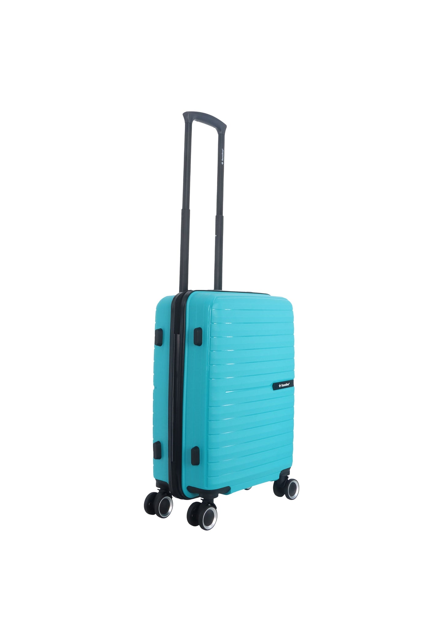 Saxoline Fiesta Handgepäck Hartschalenkoffer / Trolley / Reisekoffer (Small) Türkis