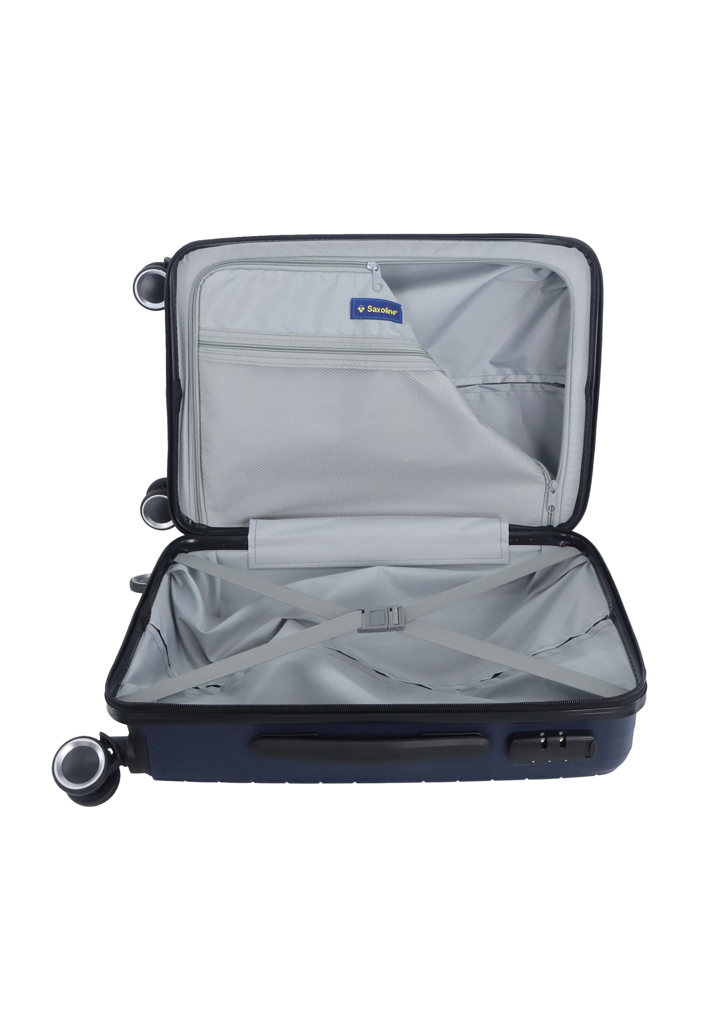 Saxoline Fiesta Handgepäck Hartschalenkoffer / Trolley / Reisekoffer (Small) Marineblauw