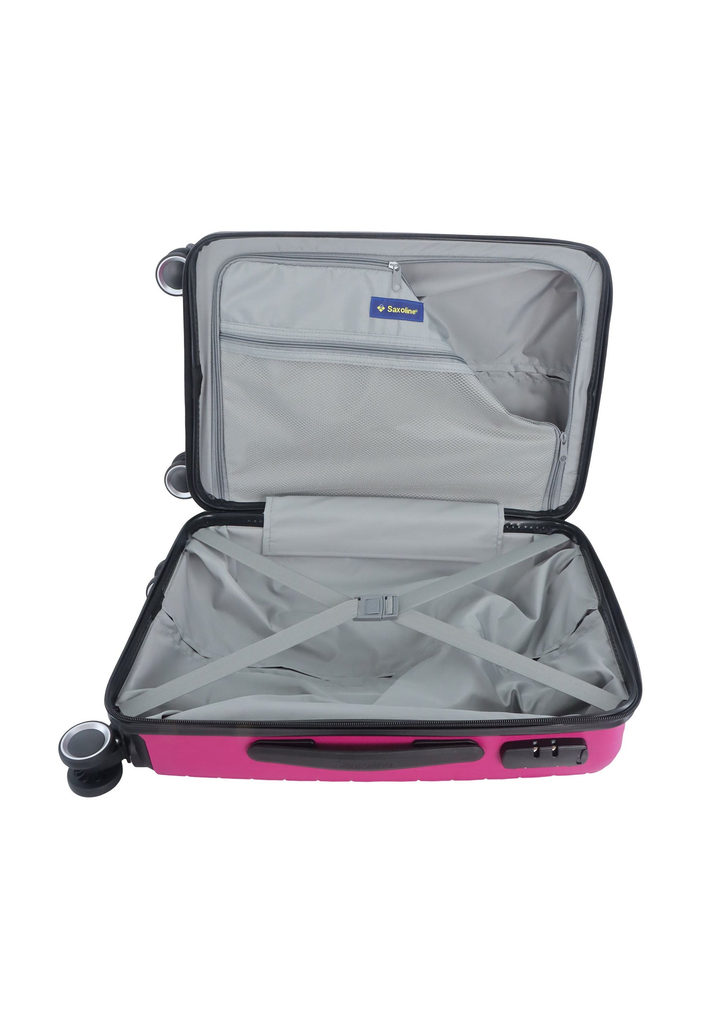 Saxoline Fiesta Handgepäck Hartschalenkoffer / Trolley / Reisekoffer (Small) Fuchsia