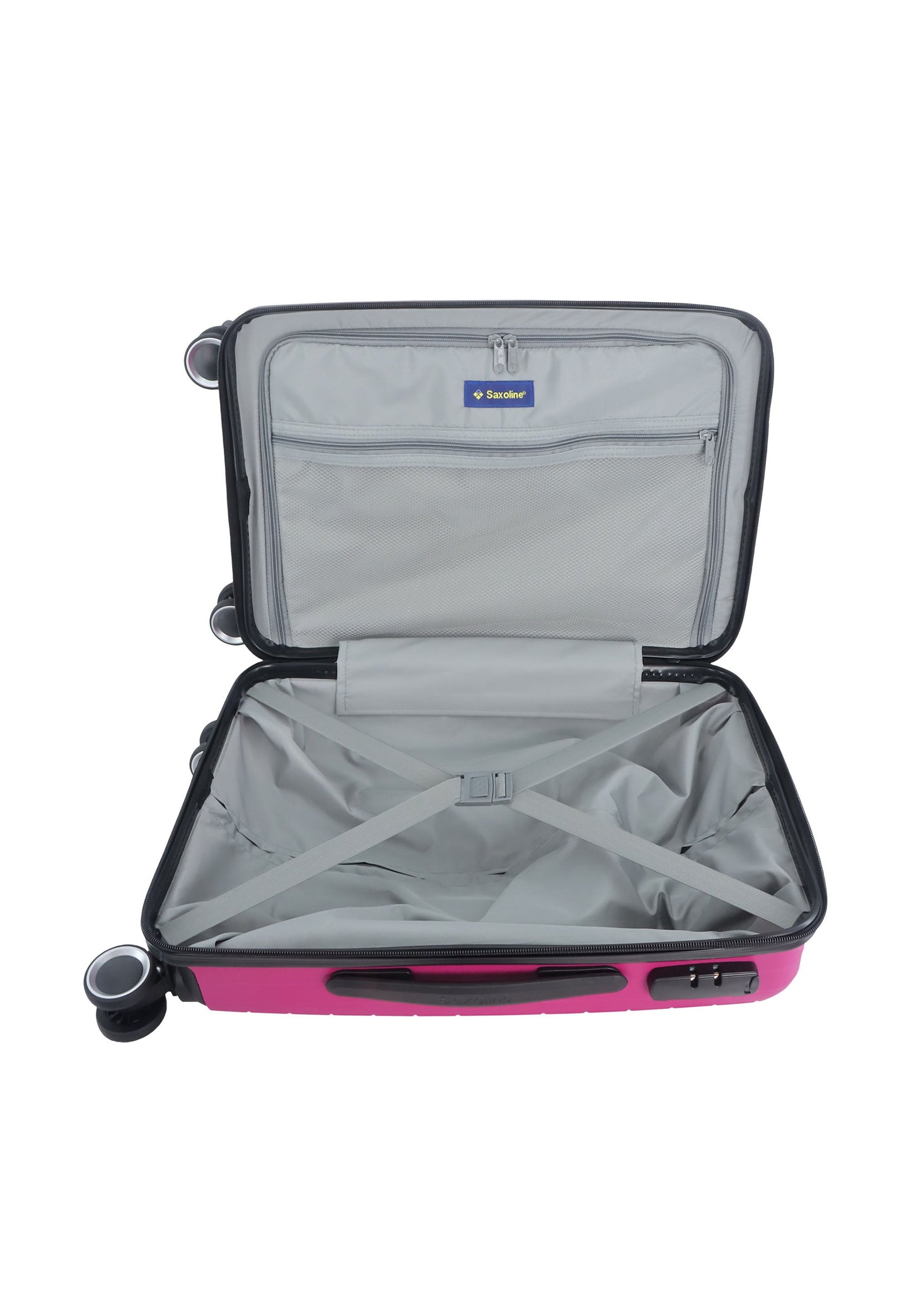 Saxoline Fiesta Handgepäck Hartschalenkoffer / Trolley / Reisekoffer (Small) Fuchsia