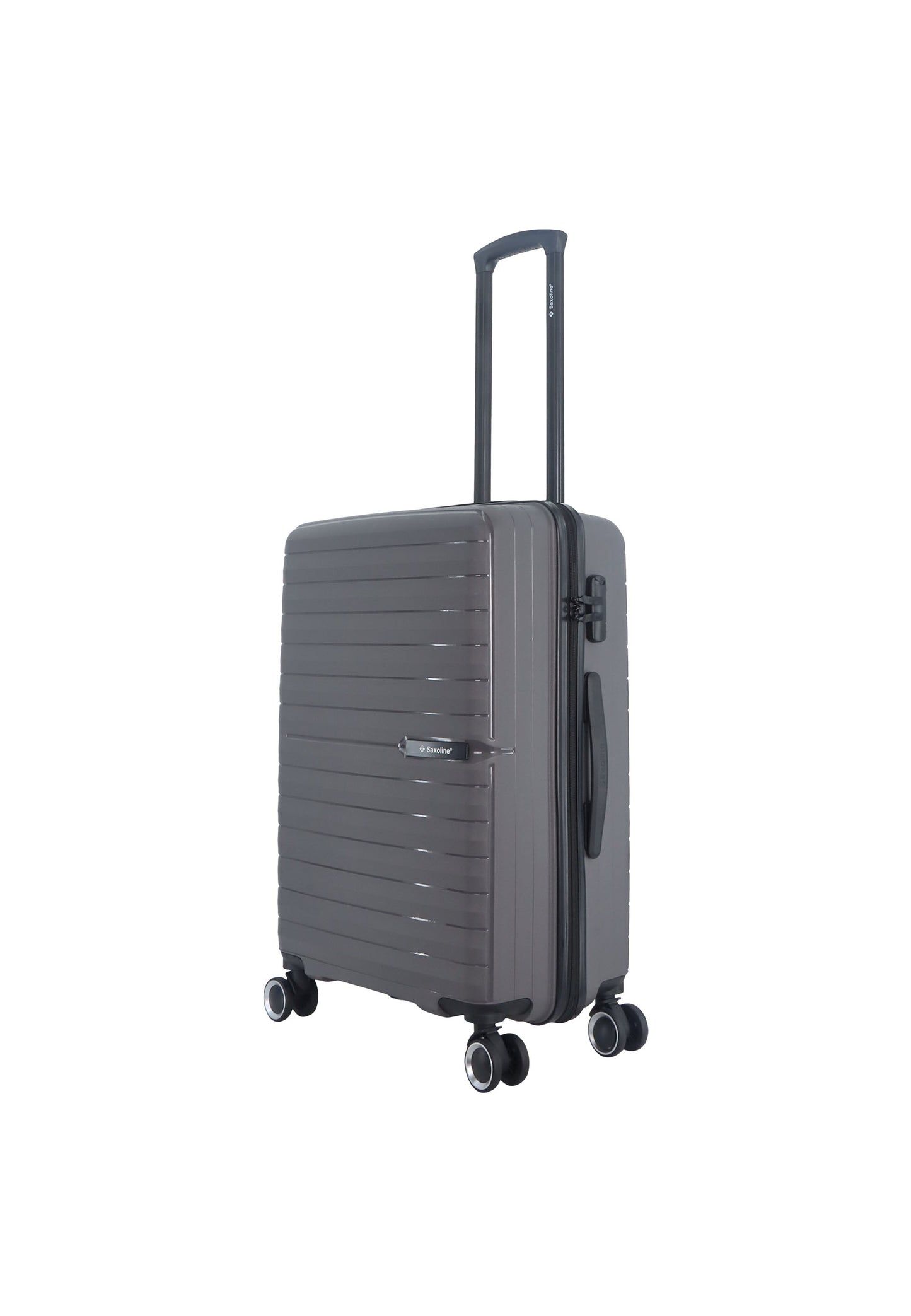 Saxoline Fiesta Hartschalenkoffer / Trolley / Reisekoffer (Medium) Griau