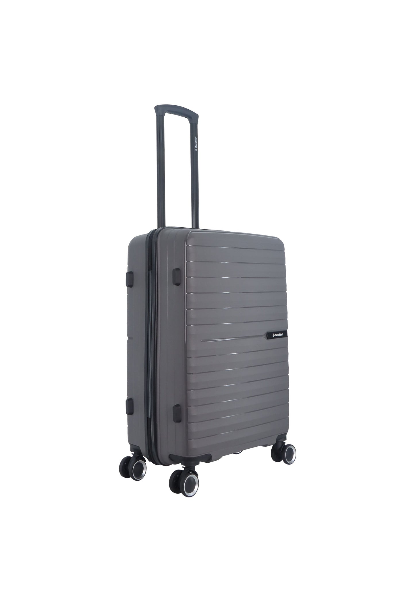 Saxoline Fiesta Hartschalenkoffer / Trolley / Reisekoffer (Medium) Griau