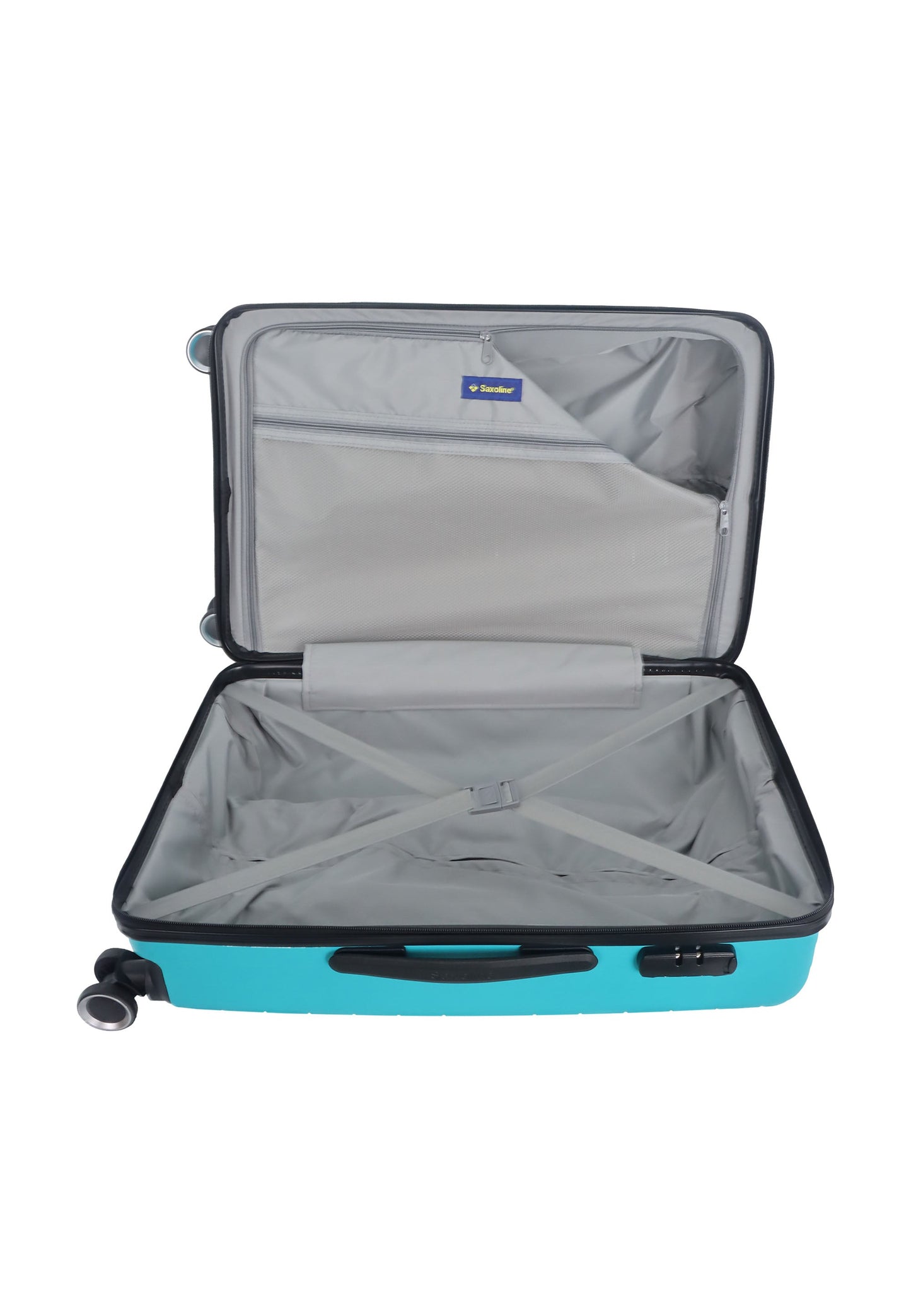 Saxoline Fiesta Hartschalenkoffer / Trolley / Reisekoffer (Medium) Türkis