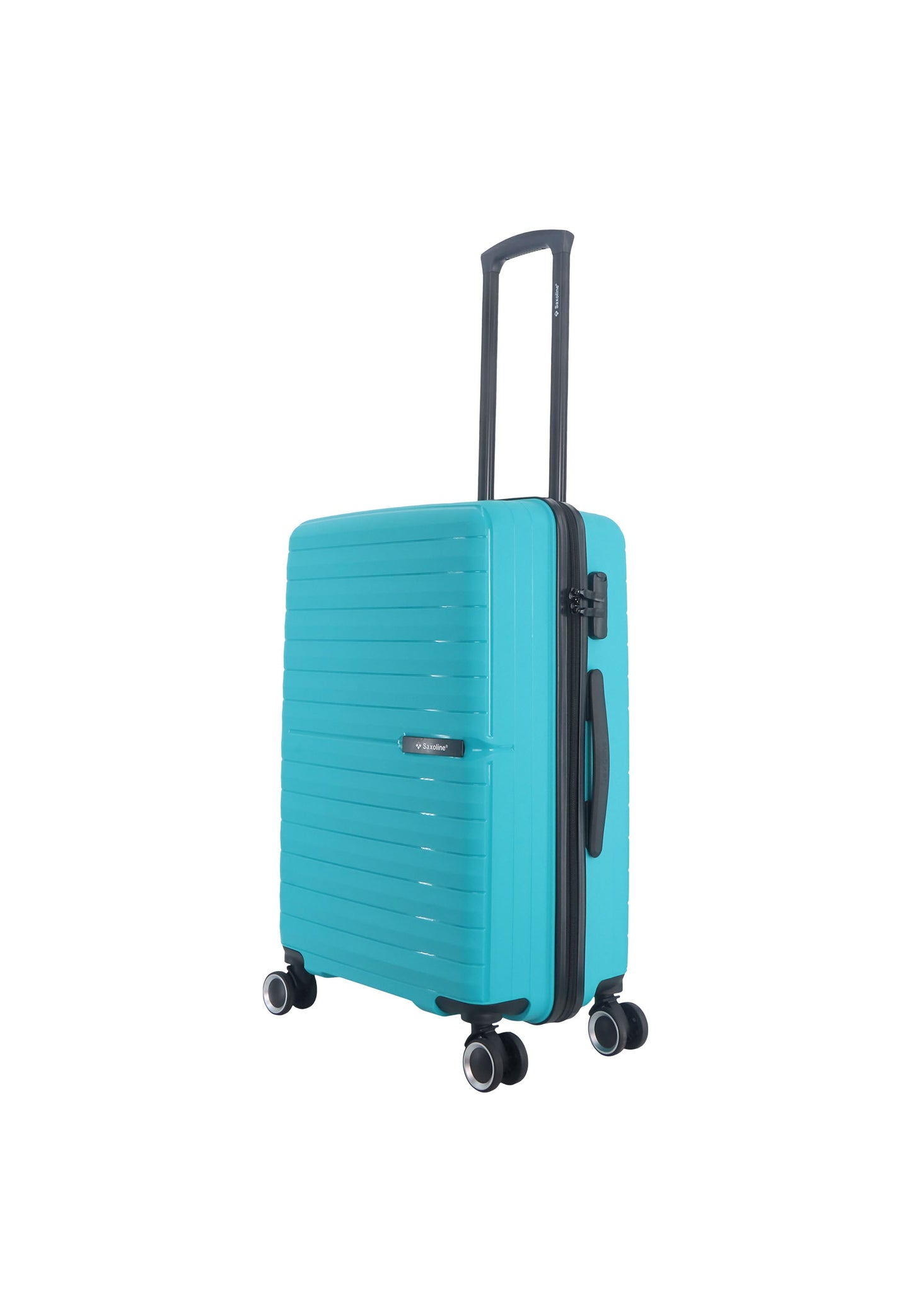 Saxoline Fiesta Hartschalenkoffer / Trolley / Reisekoffer (Medium) Türkis