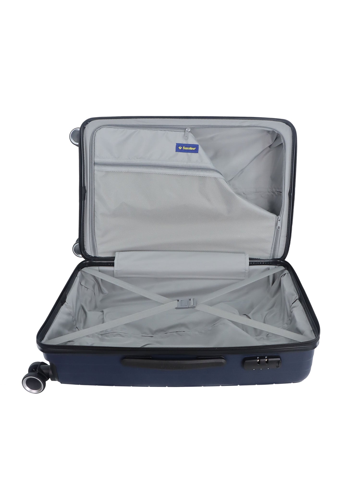 Saxoline Fiesta Hartschalenkoffer / Trolley / Reisekoffer (Medium) Marineblauw