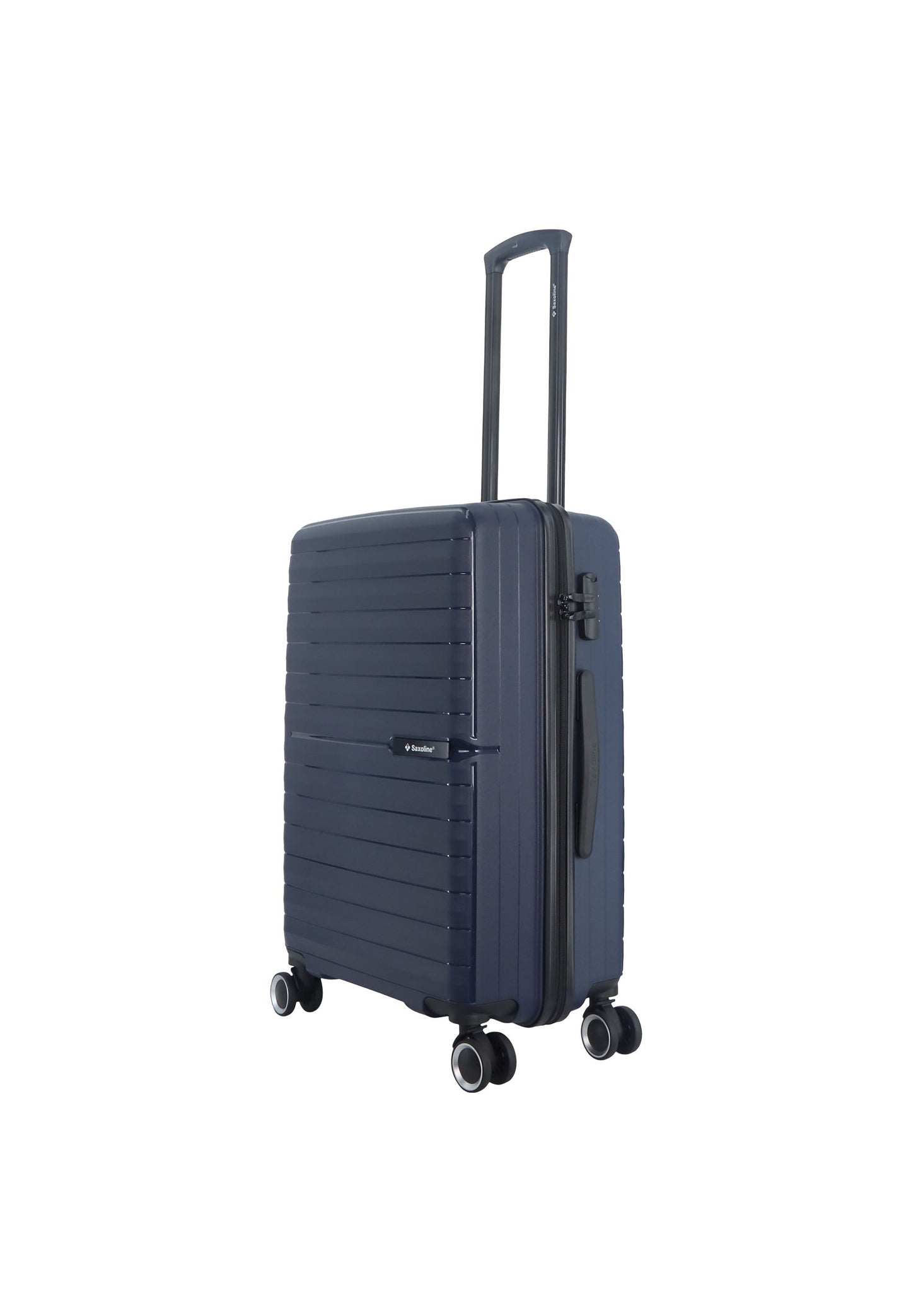 Saxoline Fiesta Hartschalenkoffer / Trolley / Reisekoffer (Medium) Marineblauw