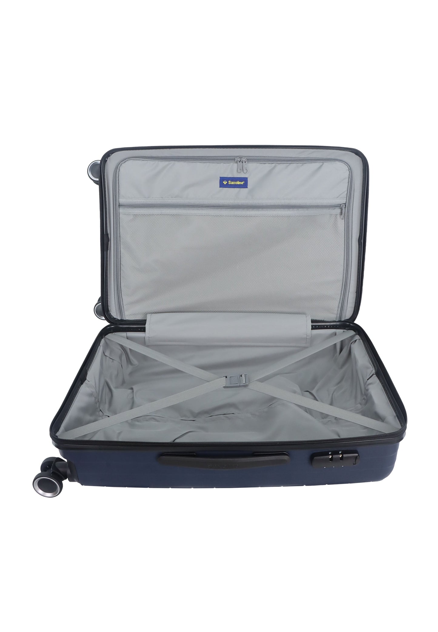Saxoline Fiesta Hartschalenkoffer / Trolley / Reisekoffer (Medium) Marineblauw