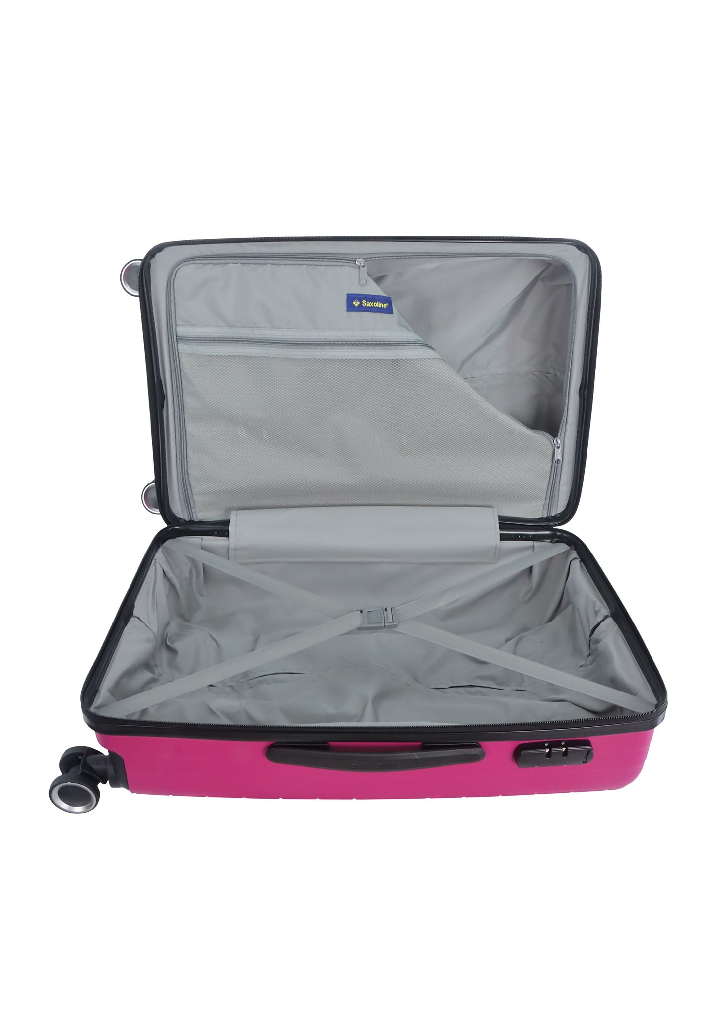 Saxoline Fiesta Hartschalenkoffer / Trolley / Reisekoffer (Medium) Fuchsia