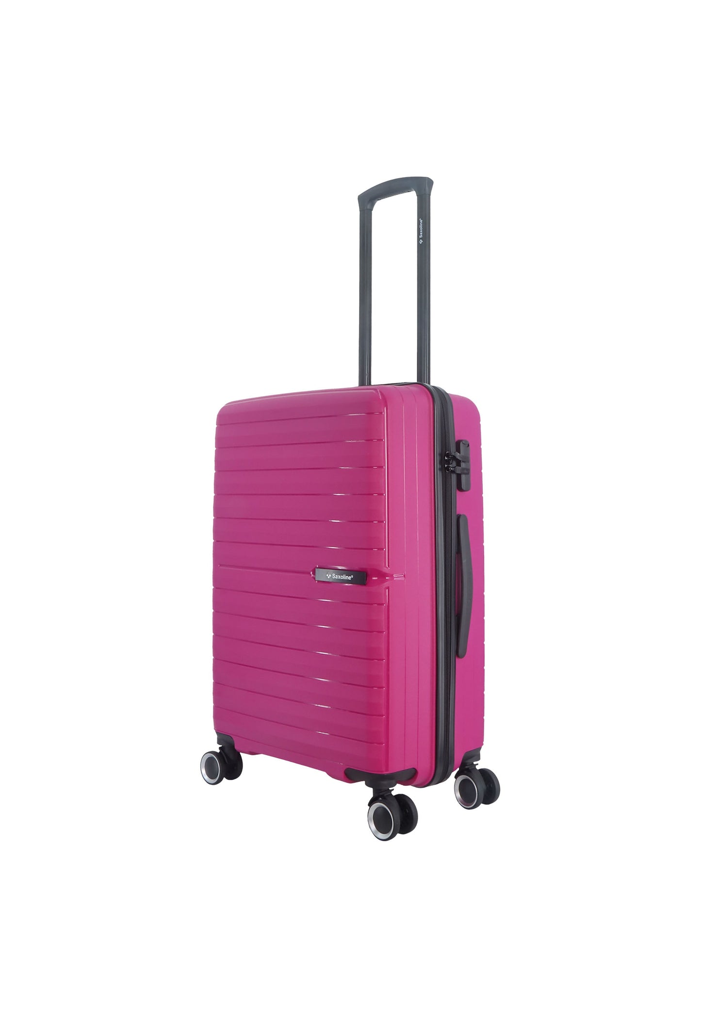 Saxoline Fiesta Hartschalenkoffer / Trolley / Reisekoffer (Medium) Fuchsia