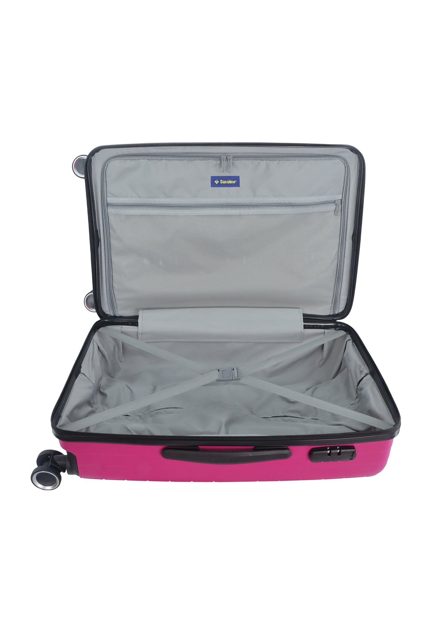 Saxoline Fiesta Hartschalenkoffer / Trolley / Reisekoffer (Medium) Fuchsia