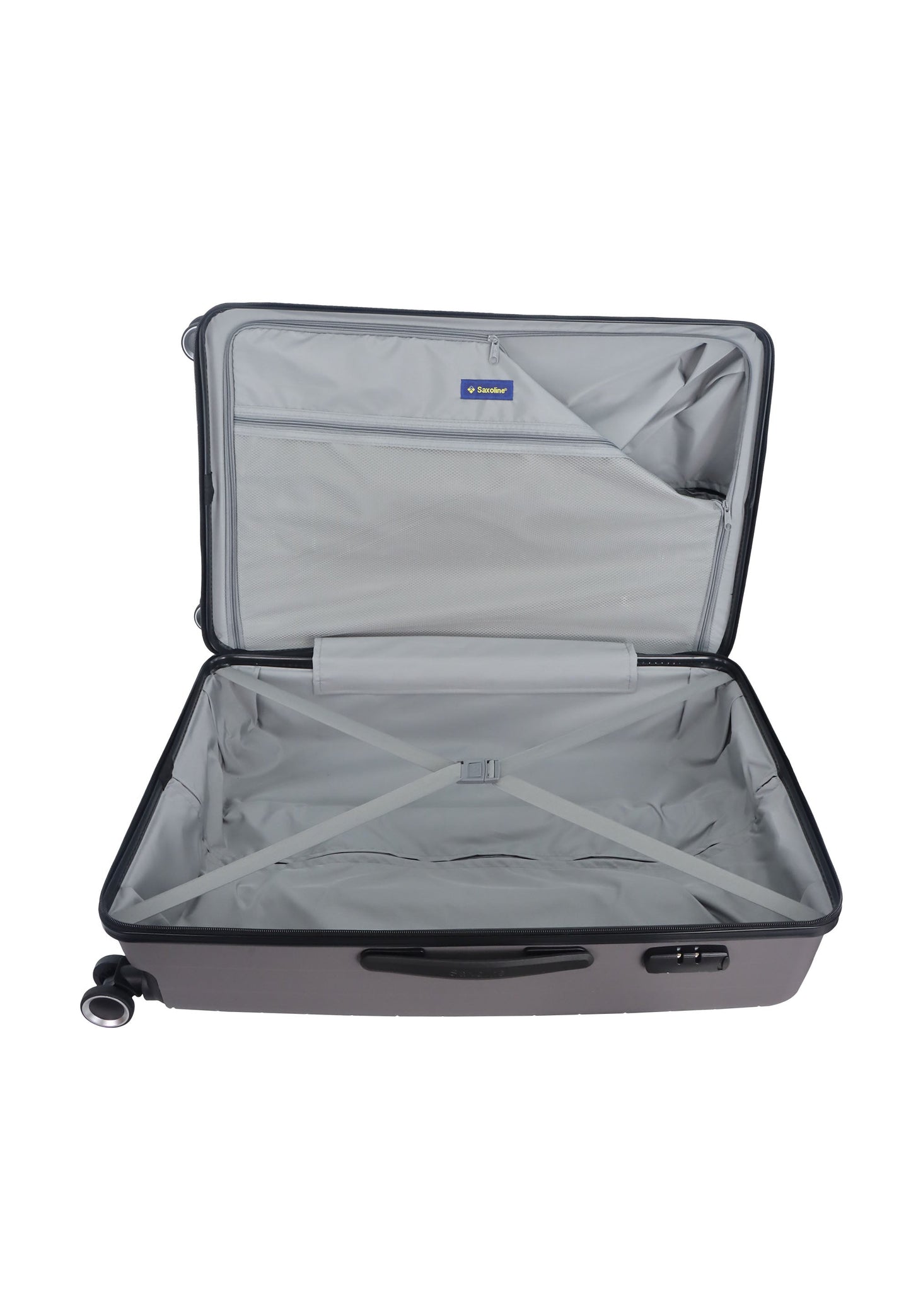 Saxoline Fiesta Hartschalenkoffer / Trolley / Reisekoffer (Large) Griau