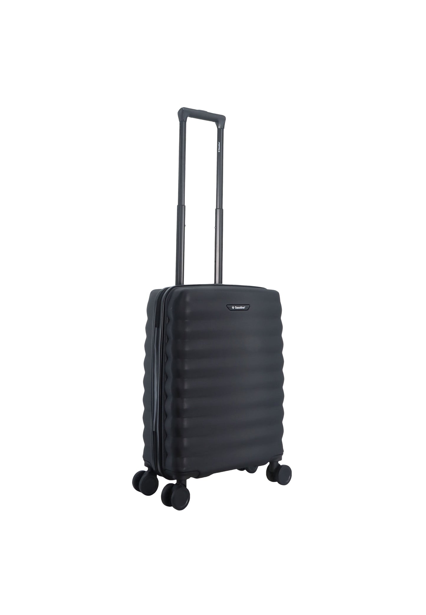 Saxoline Flow Handgepäck Hartschalenkoffer / Trolley / Reisekoffer (Small) Schwarz