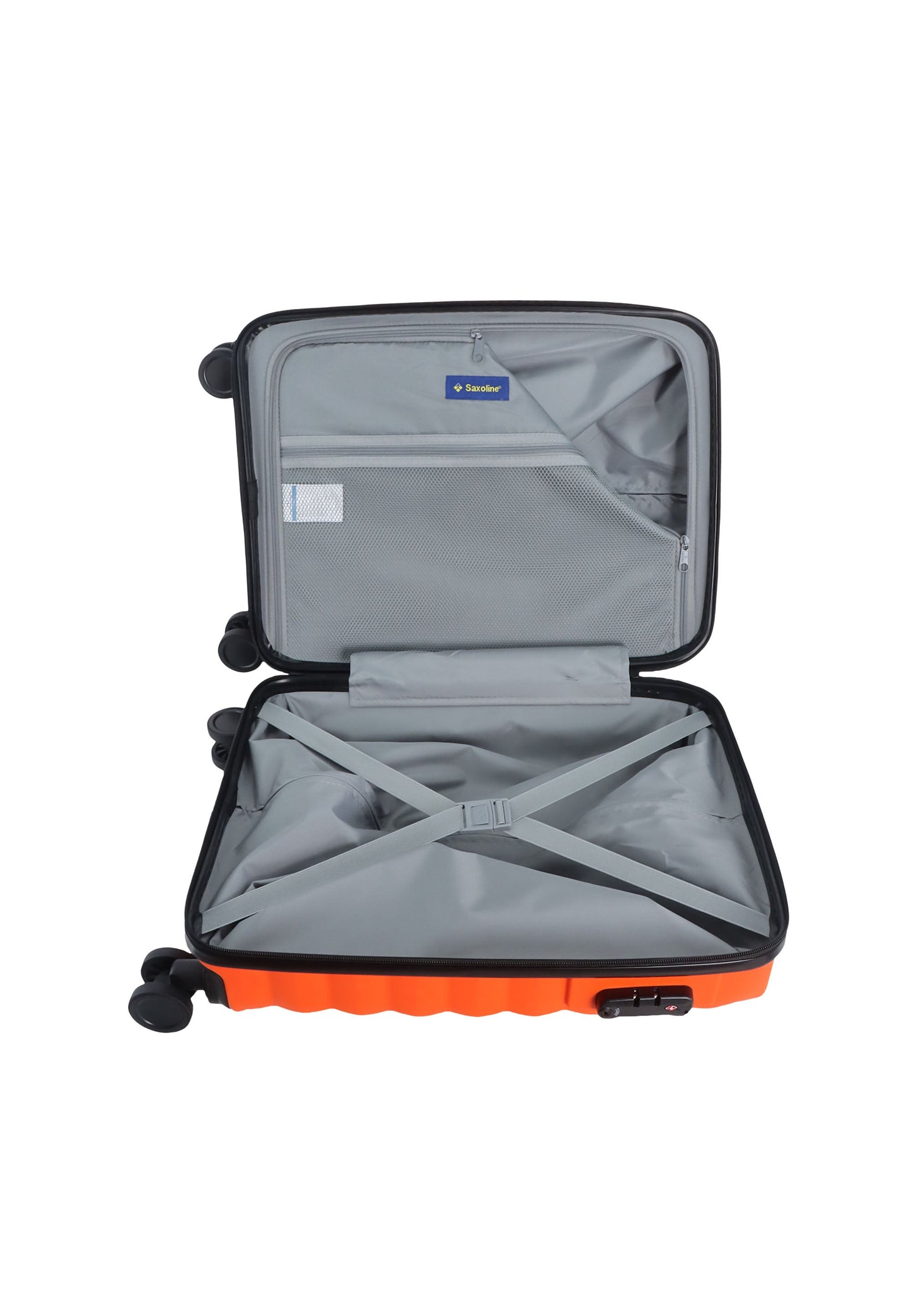 Saxoline Flow Handgepäck Hartschalenkoffer / Trolley / Reisekoffer (Small) Orange