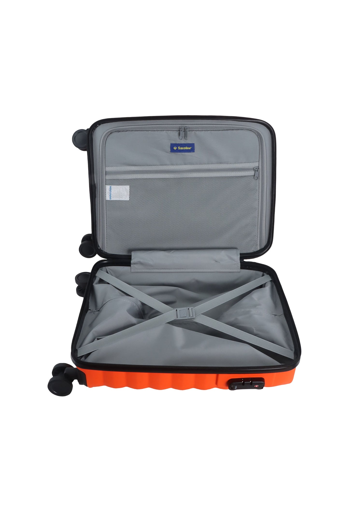 Saxoline Flow Handgepäck Hartschalenkoffer / Trolley / Reisekoffer (Small) Orange