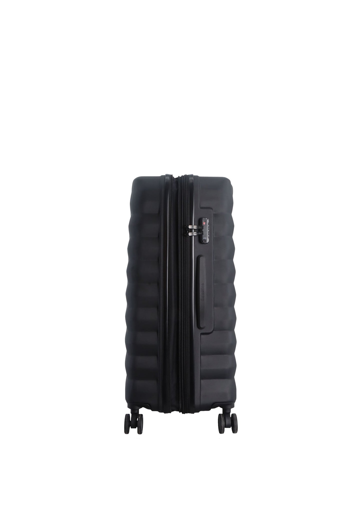 Saxoline Flow Hartschalenkoffer / Trolley / Reisekoffer (Medium) Schwarz