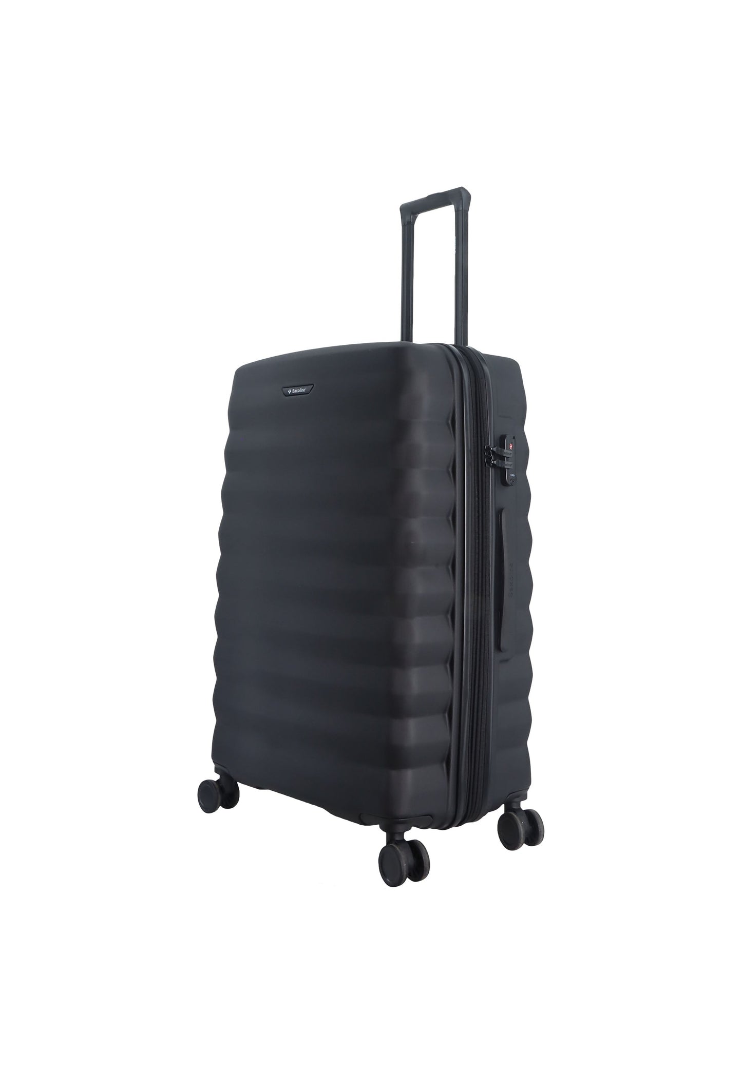 Saxoline Flow Hartschalenkoffer / Trolley / Reisekoffer (Medium) Schwarz