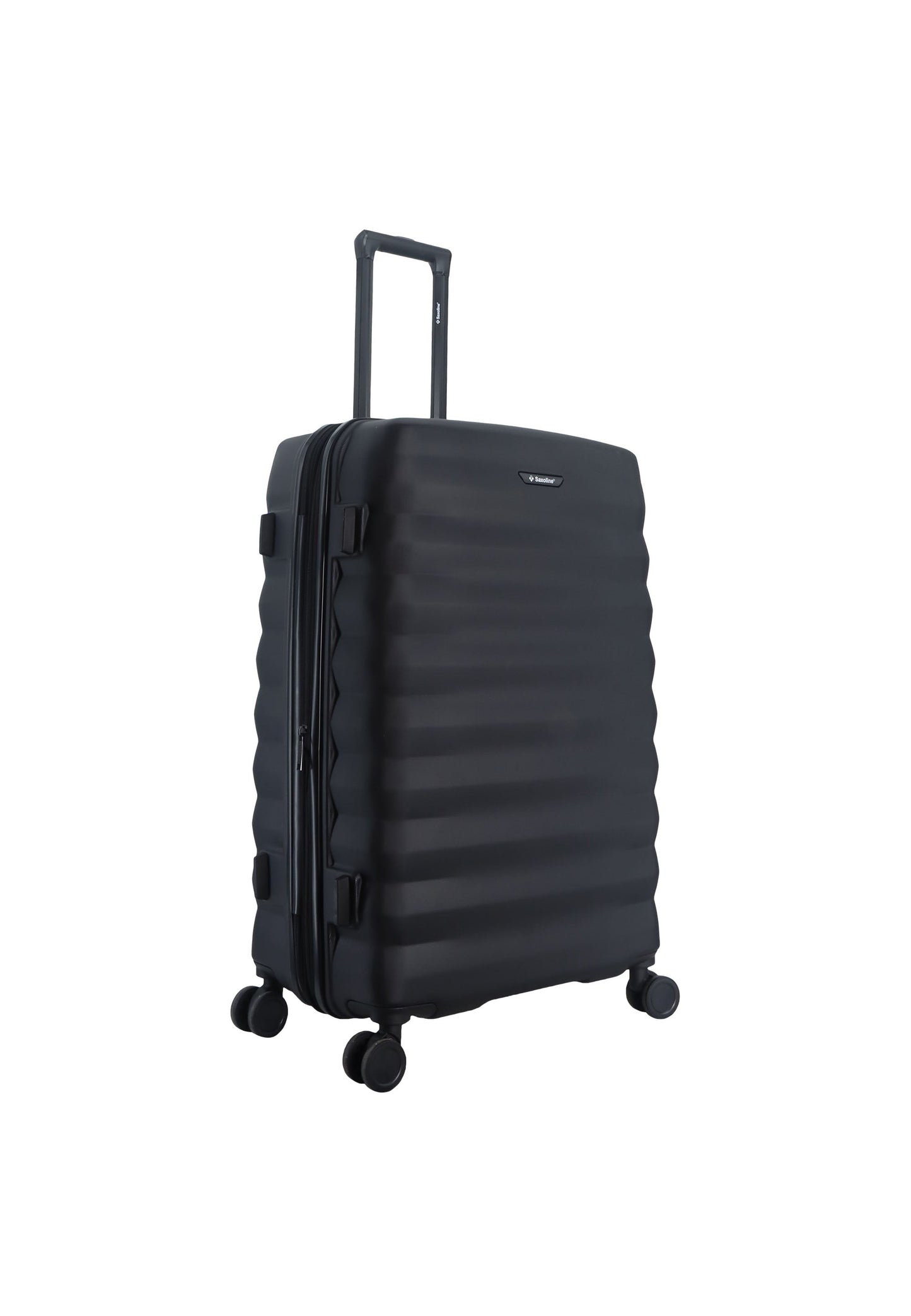 Saxoline Flow Hartschalenkoffer / Trolley / Reisekoffer (Medium) Schwarz