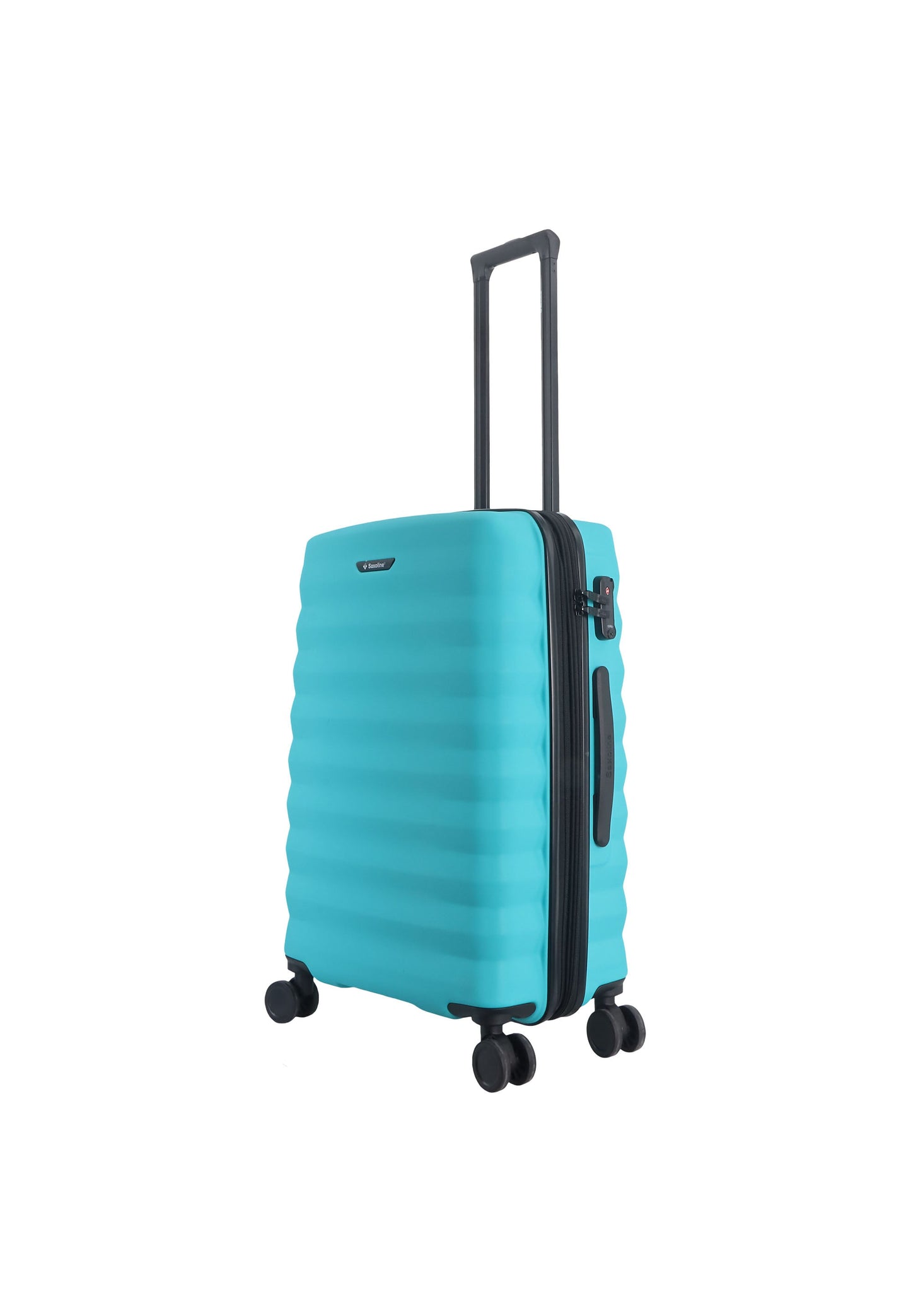 Saxoline Flow Hartschalenkoffer / Trolley / Reisekoffer (Medium) Türkis