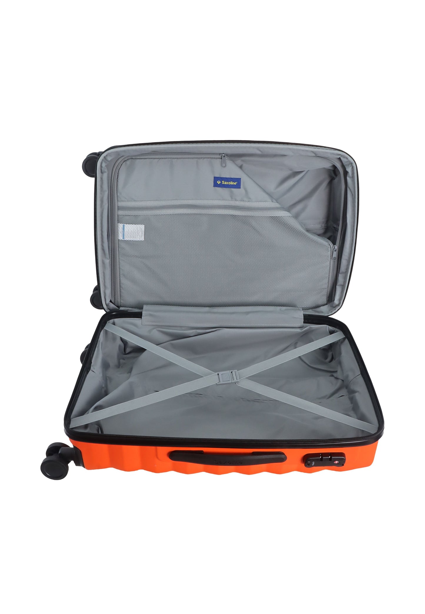 Saxoline Flow Hartschalenkoffer / Trolley / Reisekoffer (Medium) Orange