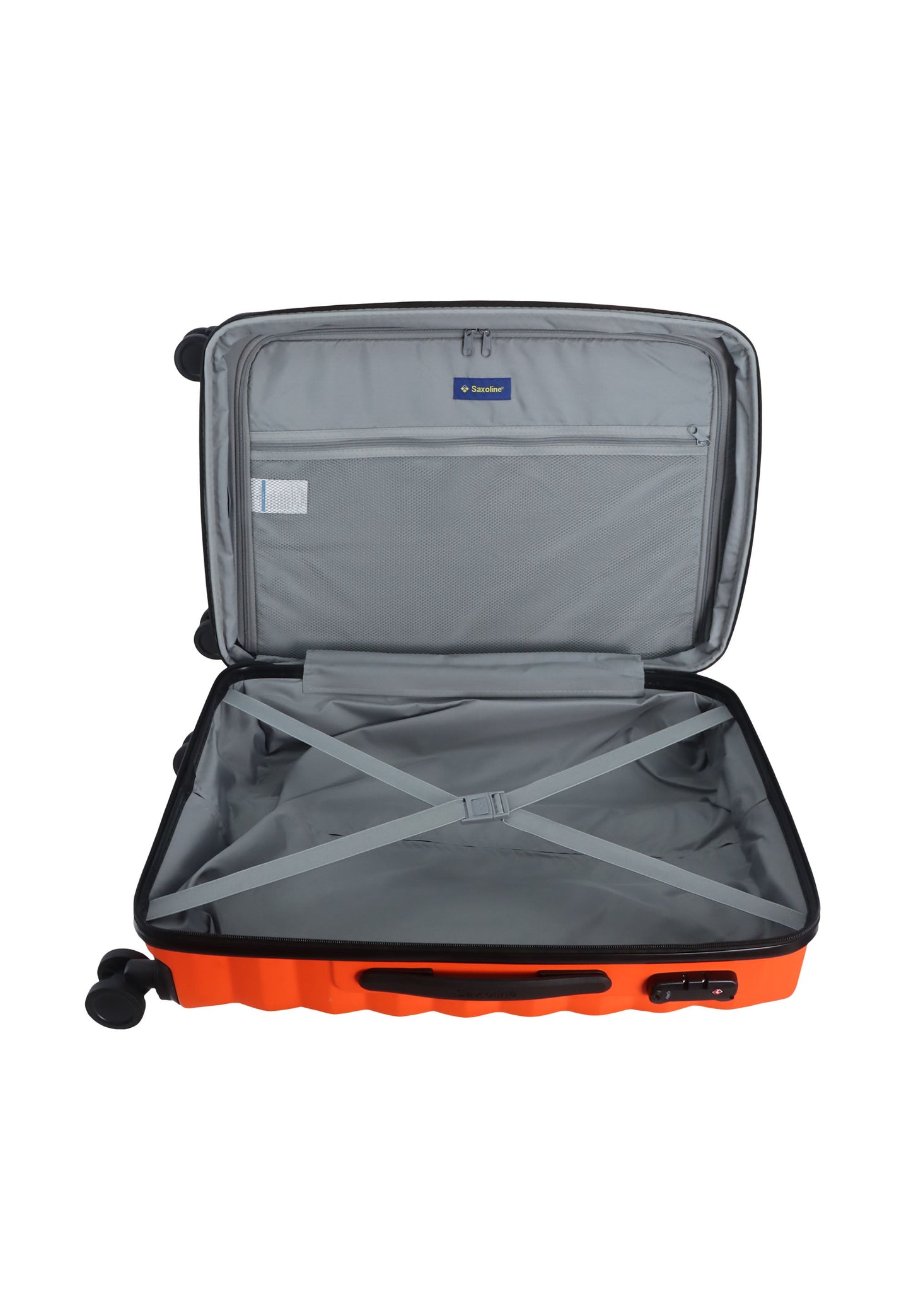 Saxoline Flow Hartschalenkoffer / Trolley / Reisekoffer (Medium) Orange
