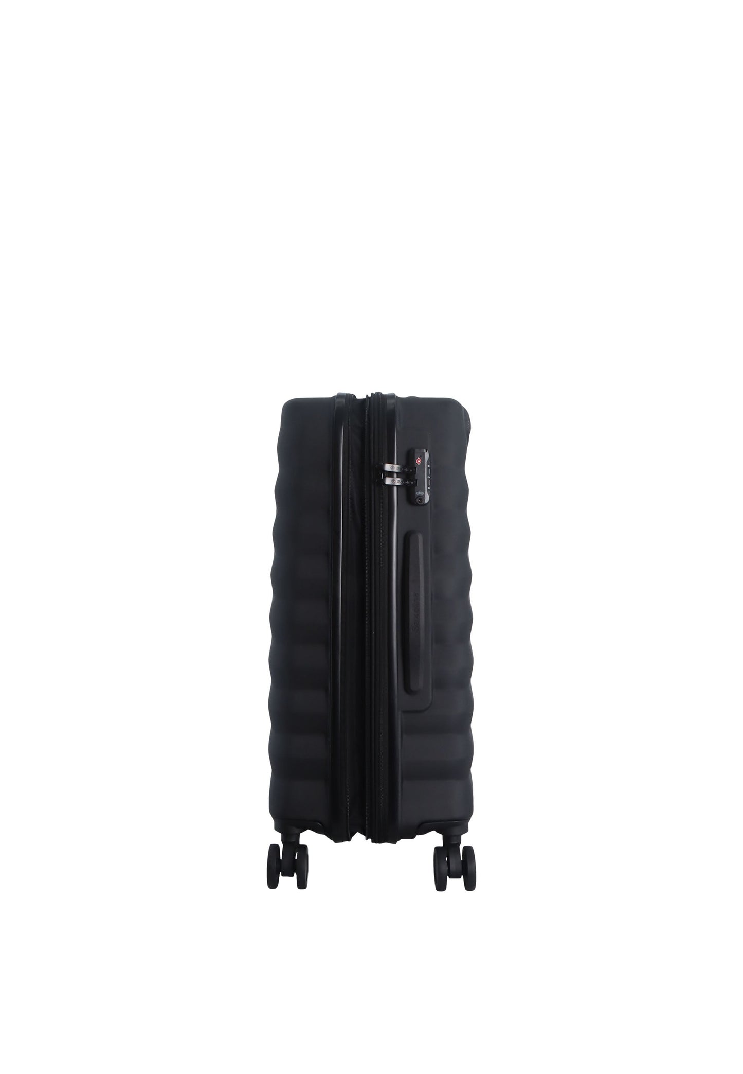 Saxoline Flow Hartschalen-Kofferset / Trolley-Set / Reisekofferset - (S/M/L) Schwarz
