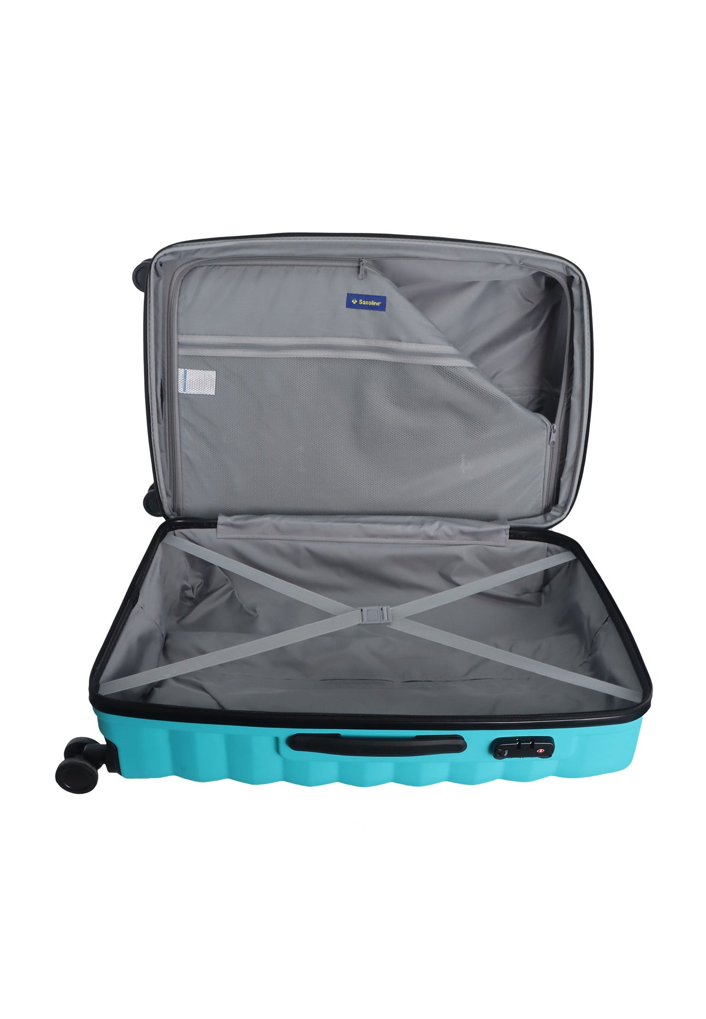 Saxoline Flow Hartschalen-Kofferset / Trolley-Set / Reisekofferset - (S/M/L) Türkis