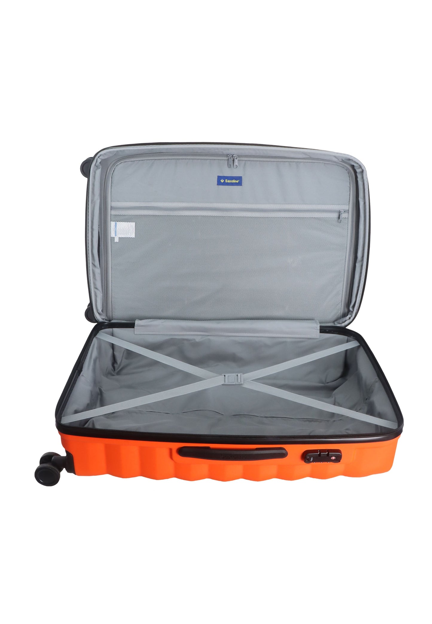 Saxoline Flow Hartschalenkoffer / Trolley / Reisekoffer (Large) Orange